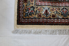 Jammu Kashmir Rug, Indian Hand Knotted Rug, Area Rug