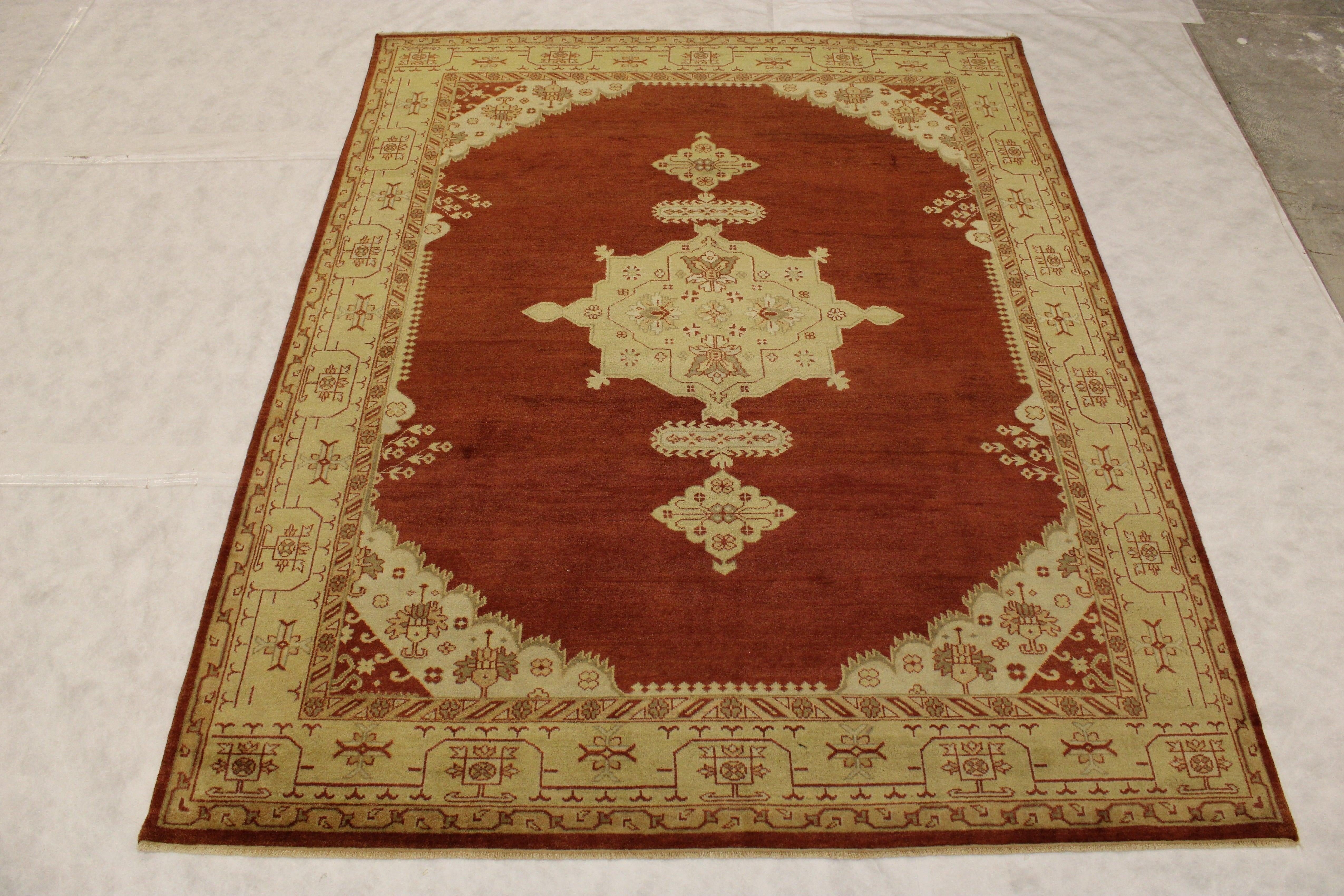 Oushak Rug, Types Of Oriental Rugs, Natural Dye, Rug On Carpet