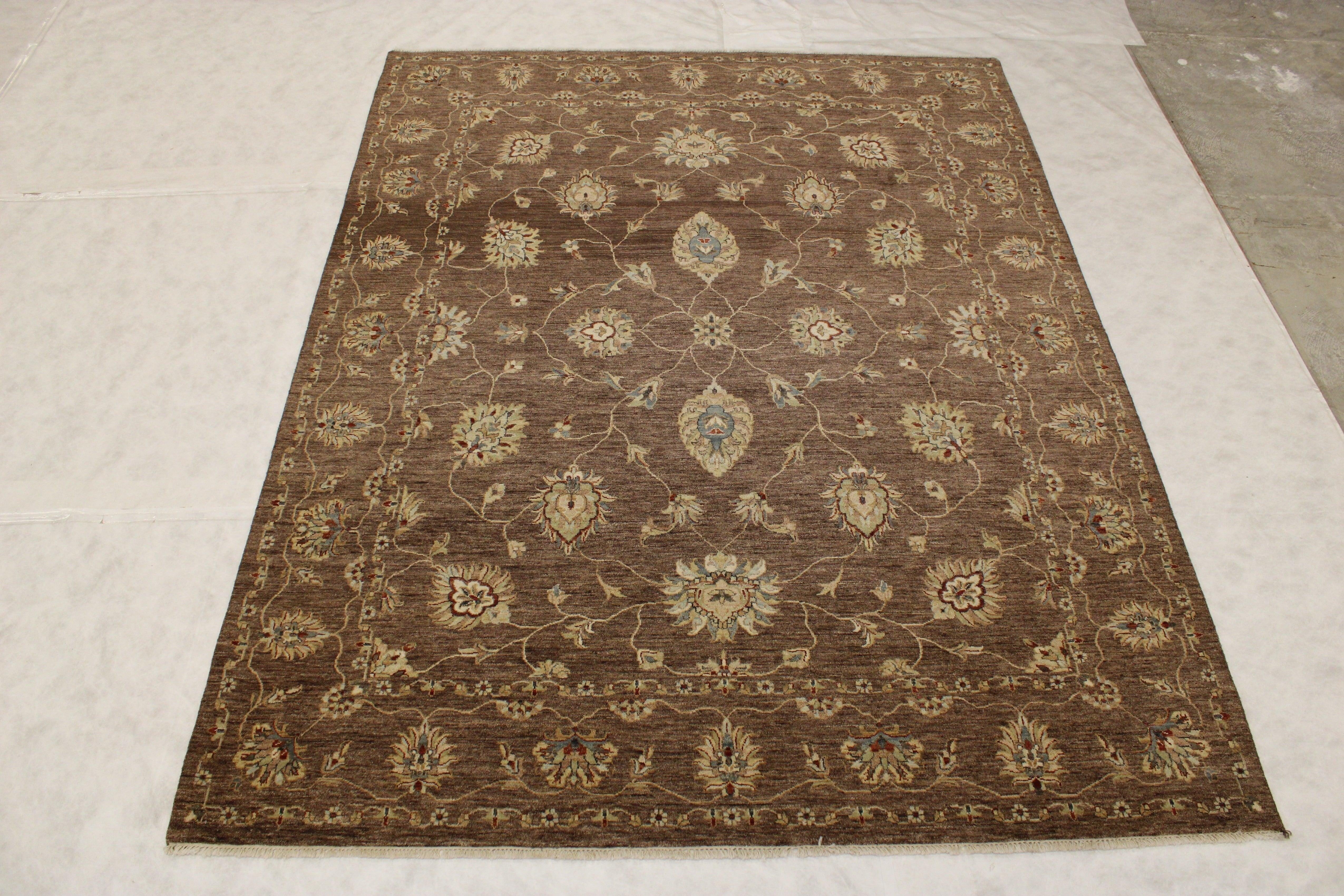 Custom Area Rugs, Oriental Style Rugs, Oushak Puja Rug, Knotted Rugs