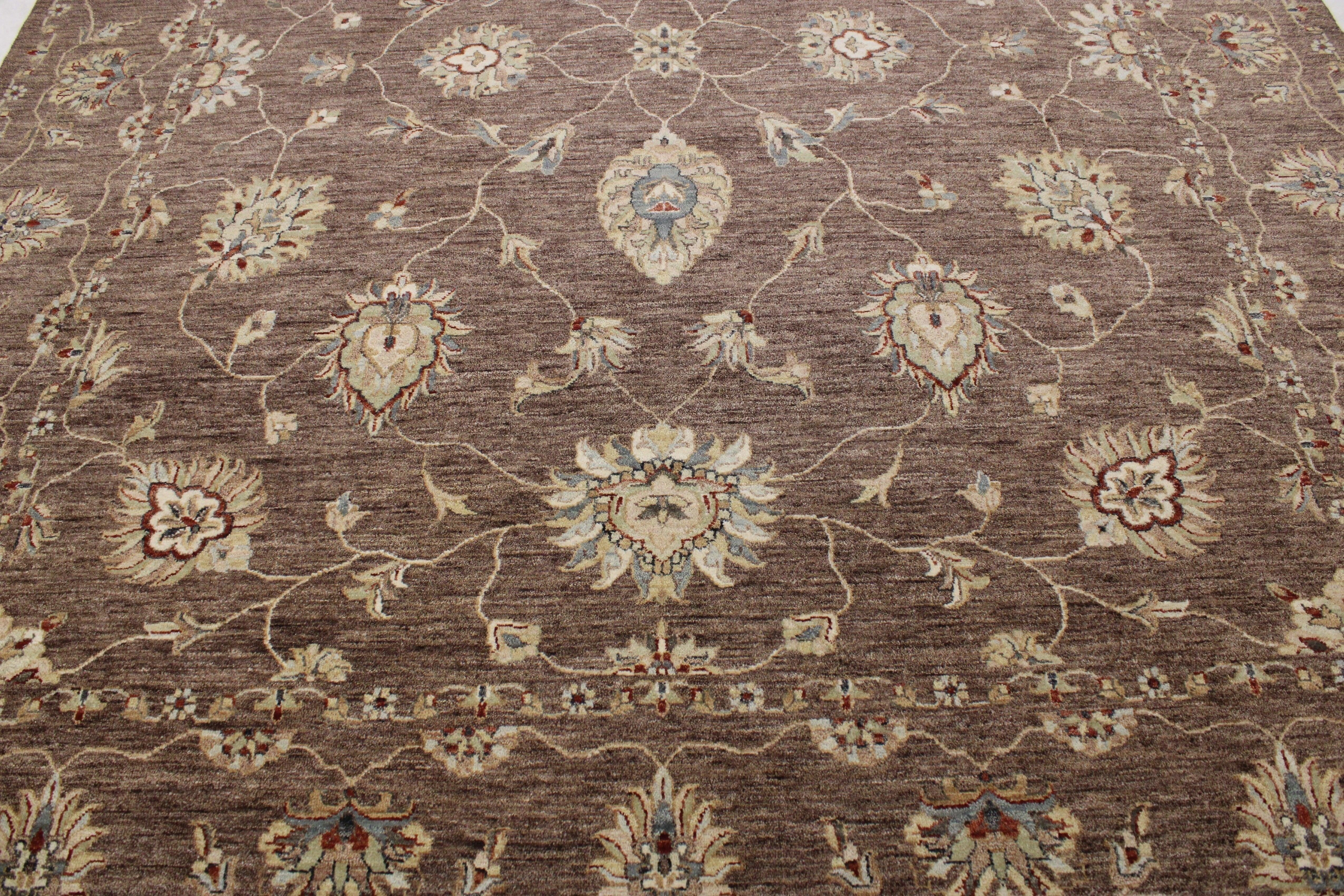 Custom Area Rugs, Oriental Style Rugs, Oushak Puja Rug, Knotted Rugs