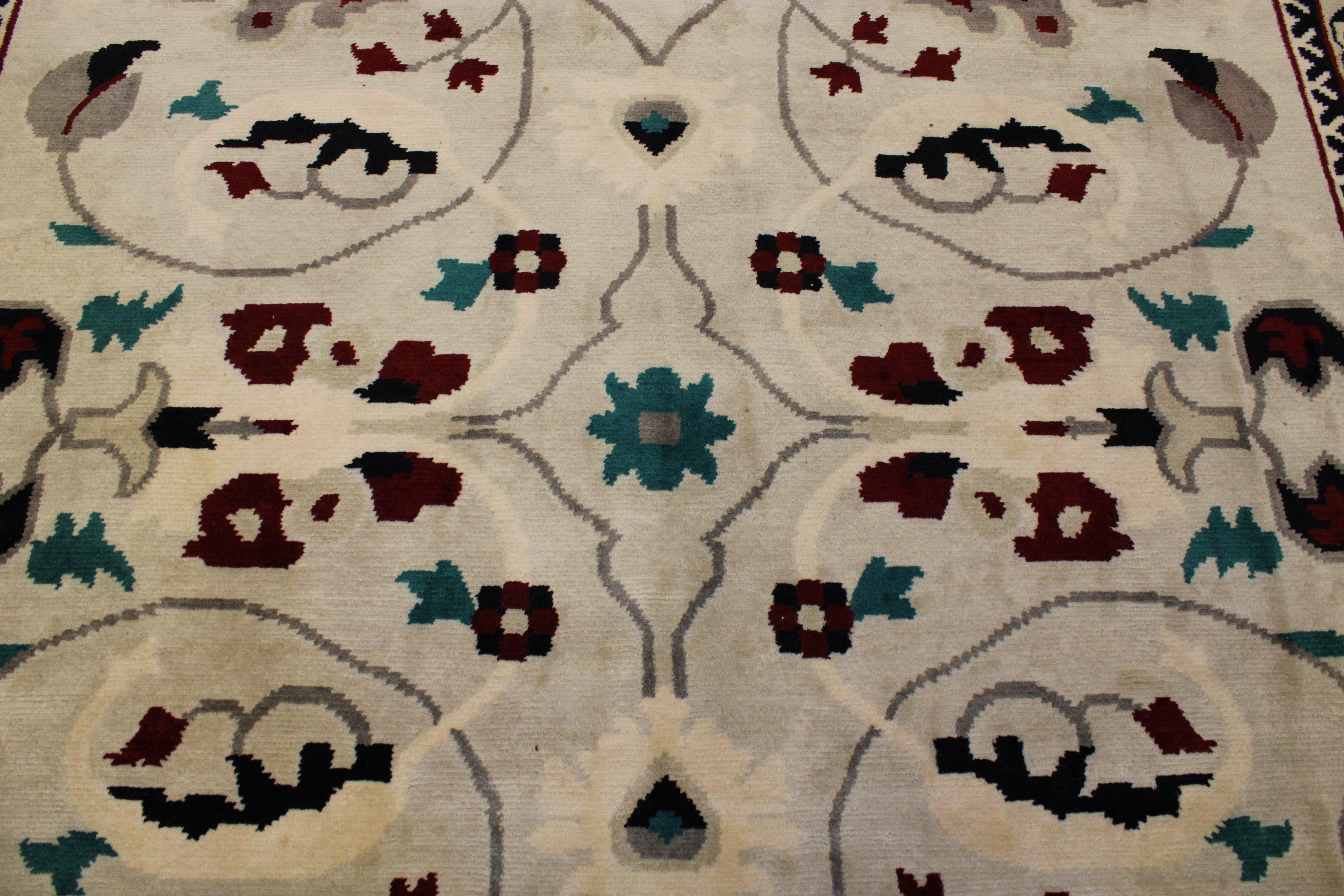 Hand Knotted Rug, Types Of Oriental Rugs, Colorful Rug, 8x10 Area Rug