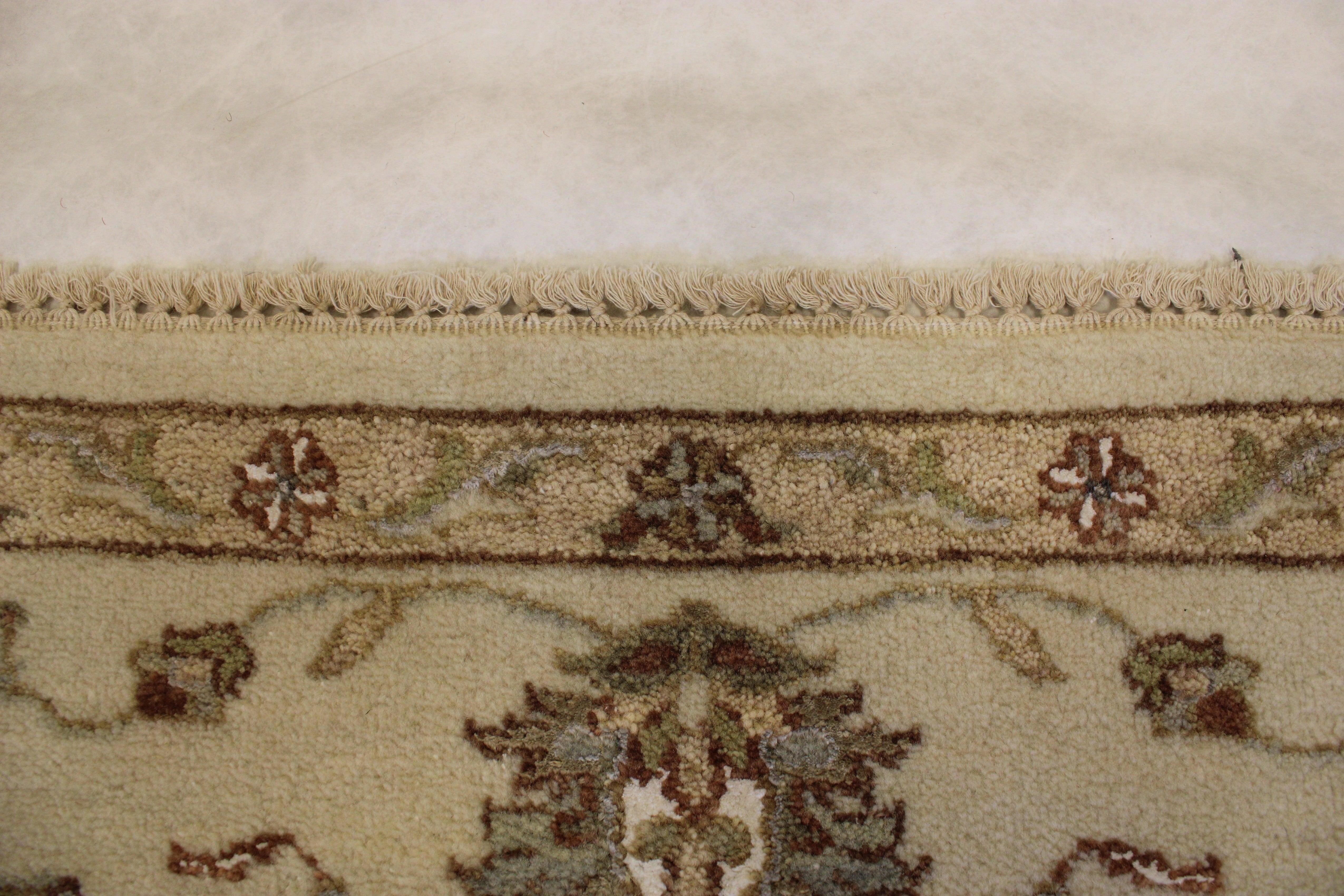 6'0" x 6'0" ft. Hand Knotted Oushak Puja Rug