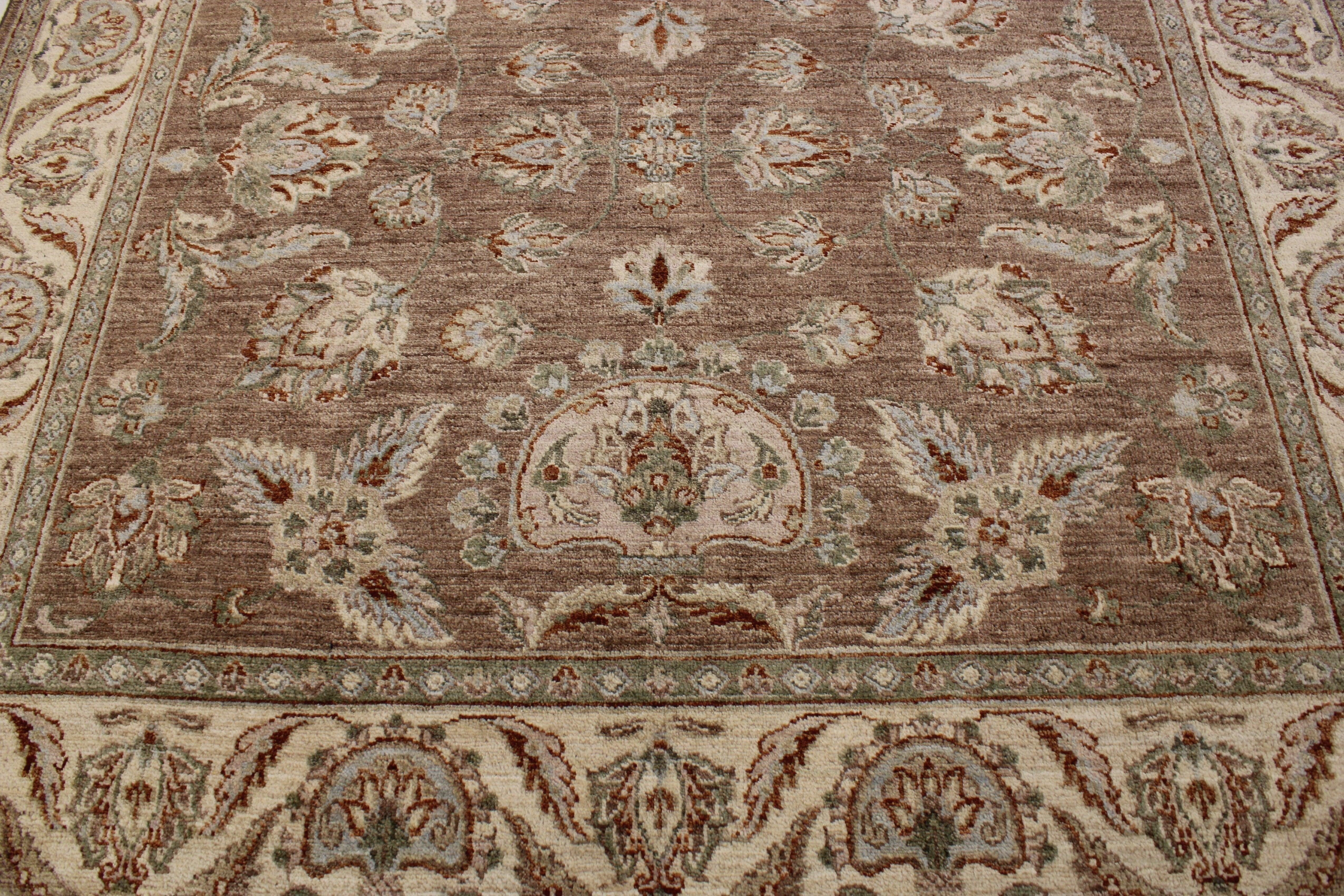 6'0" x 6'1" ft. Afghani Chobi Hand Knotted Rug