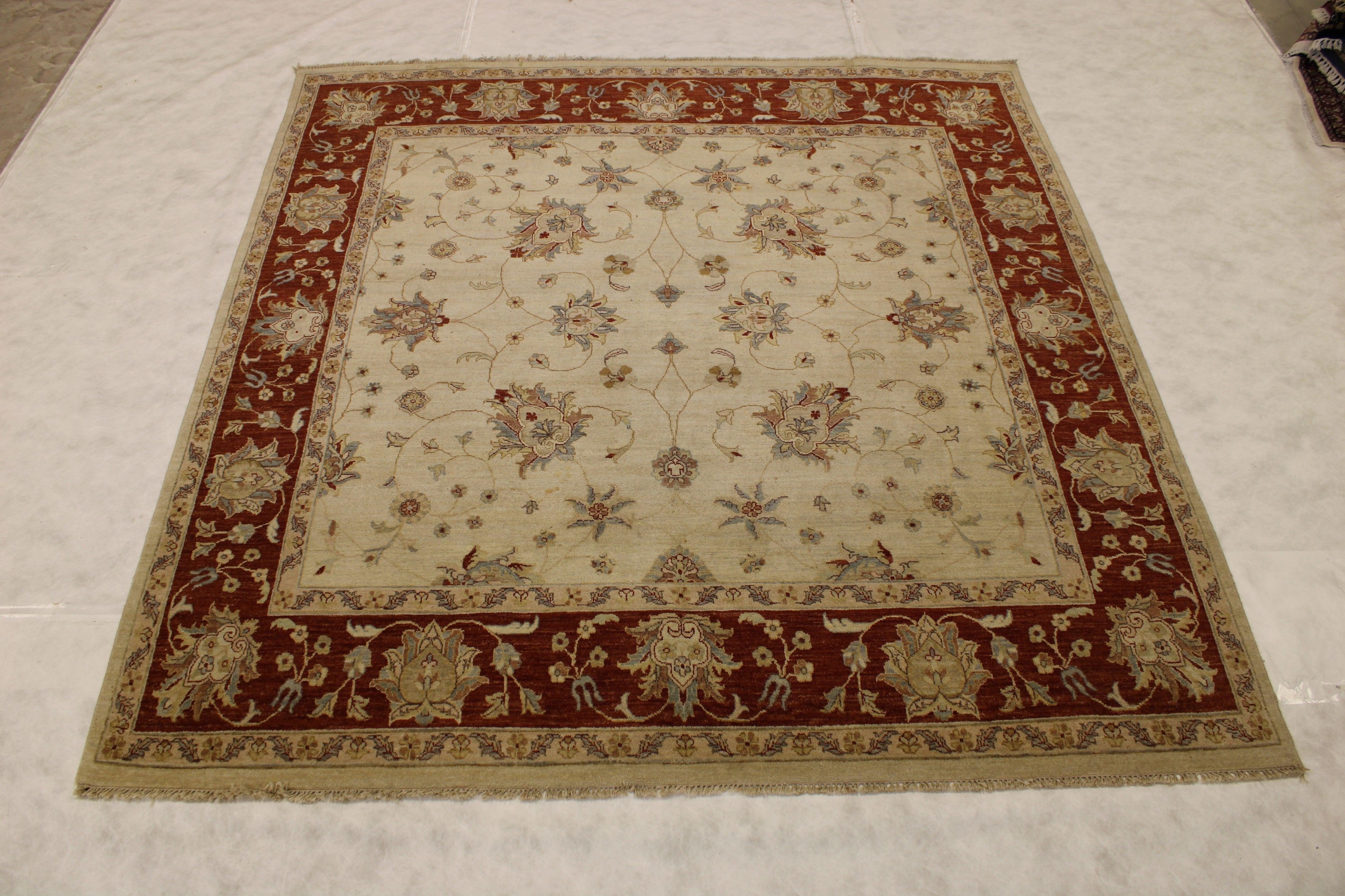 Beige Rug, Oushak Rug, Types Of Oriental Rugs, 8x8 Rugs, Living Room Rugs