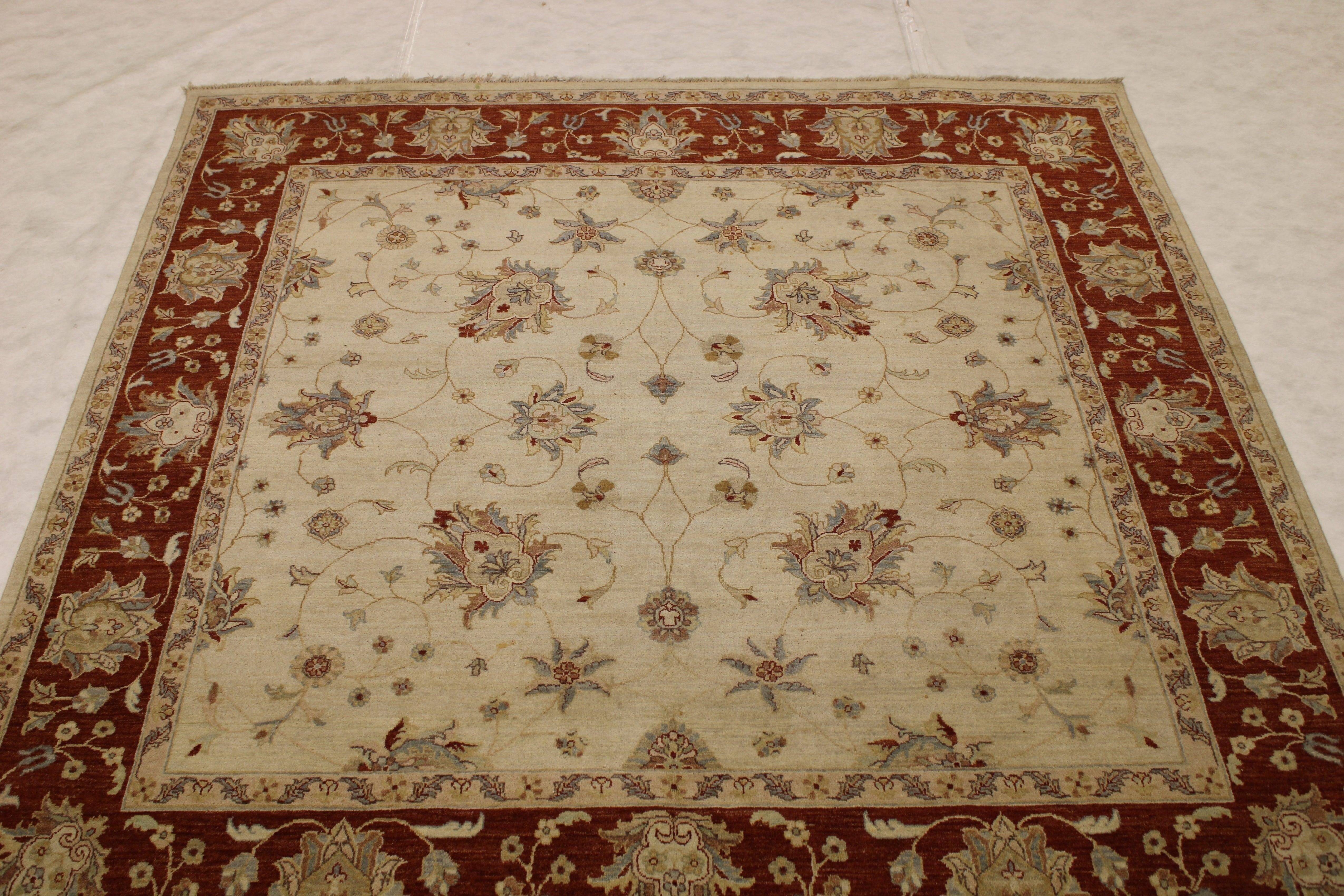 Beige Rug, Oushak Rug, Types Of Oriental Rugs, 8x8 Rugs, Living Room Rugs
