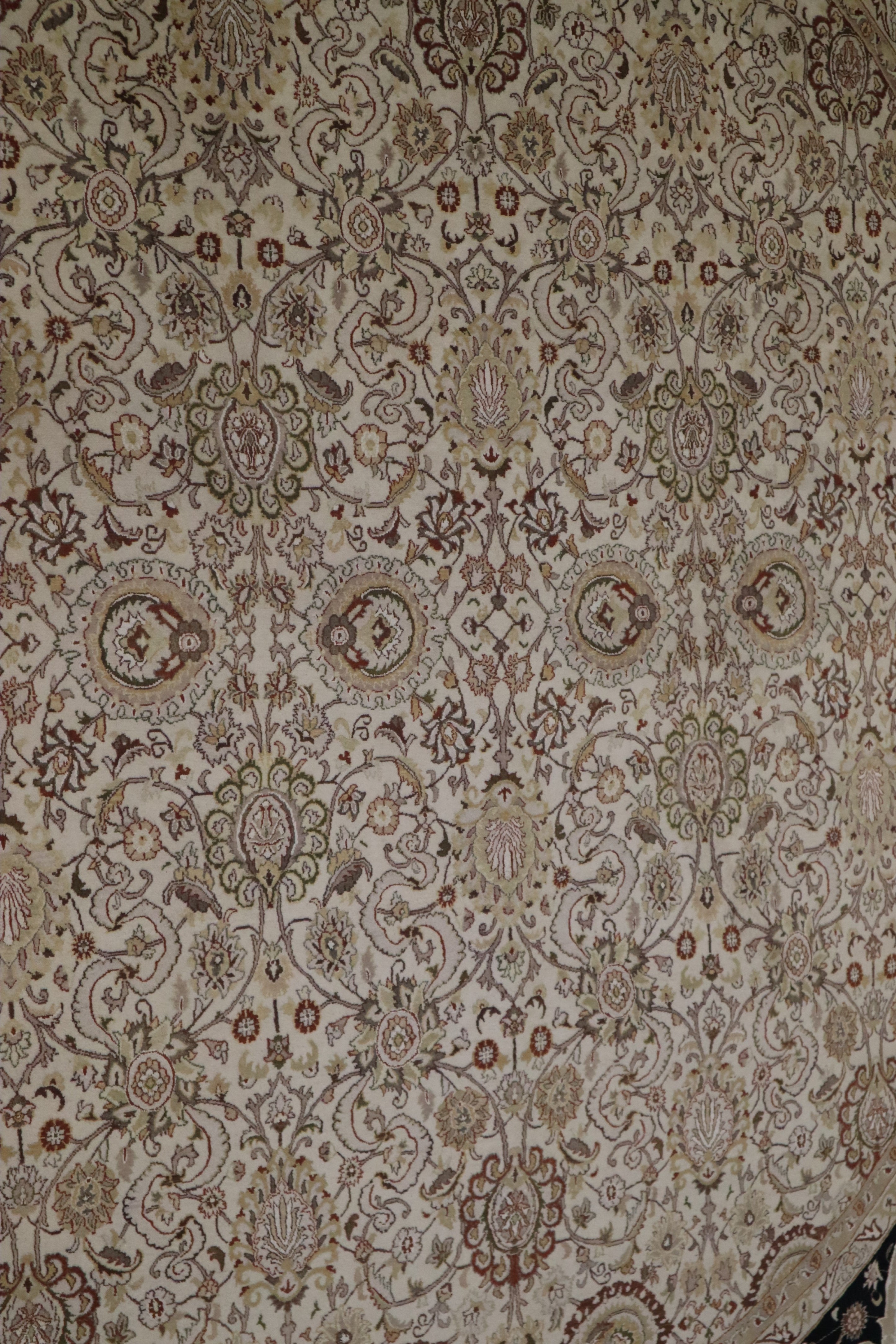 Afghan Round Rug, Sutri Design Rug, Authentic Round Rug