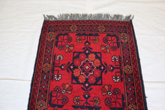 Khal Mohammadi Rug, Red Hand Knotted Rug, Mashadi Rug