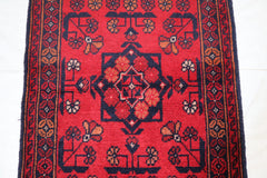 Khal Mohammadi Rug, Red Hand Knotted Rug, Mashadi Rug