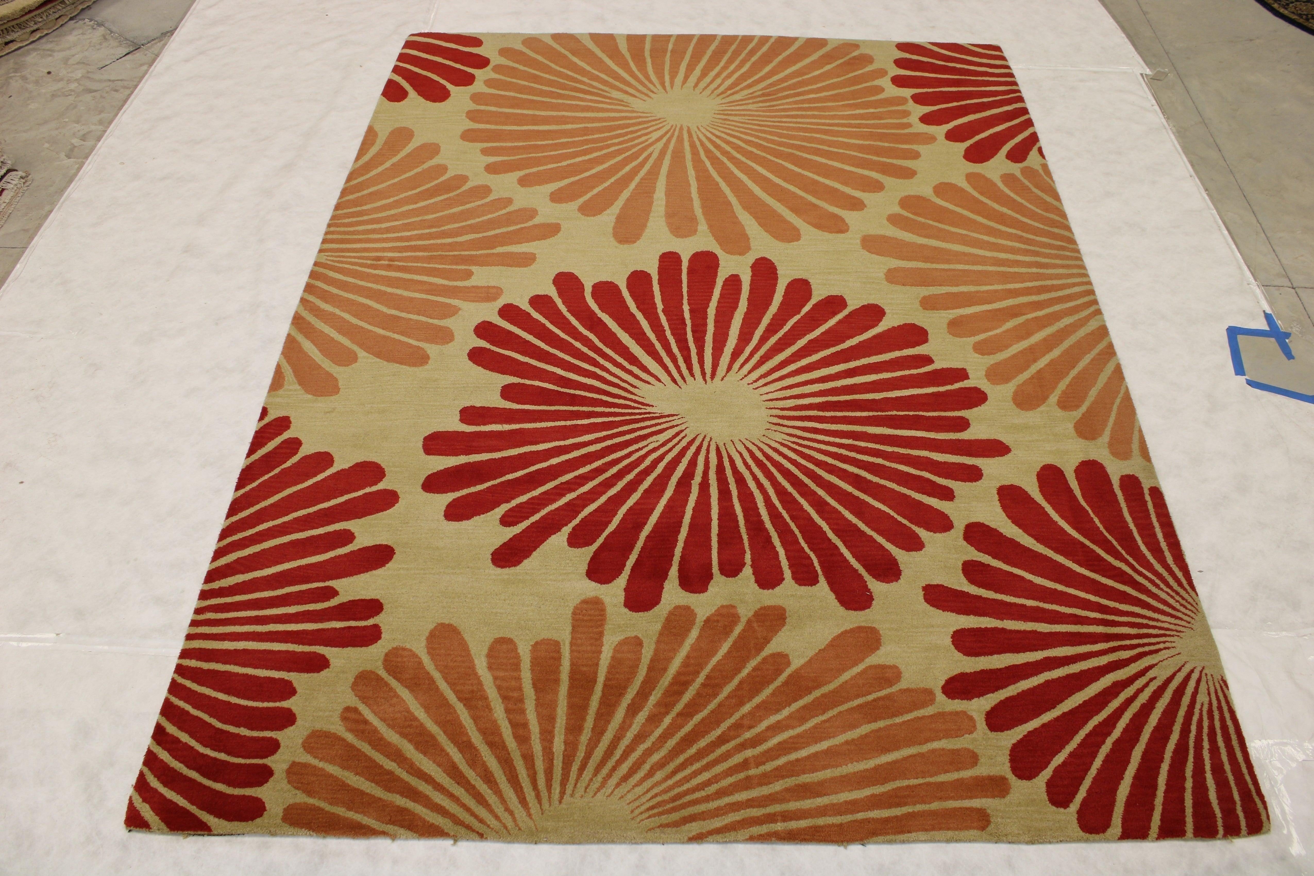 Tufted Rugs, Indian Rugs, Colorful Rugs, Living Room Rug, 9x12 Area Rugs