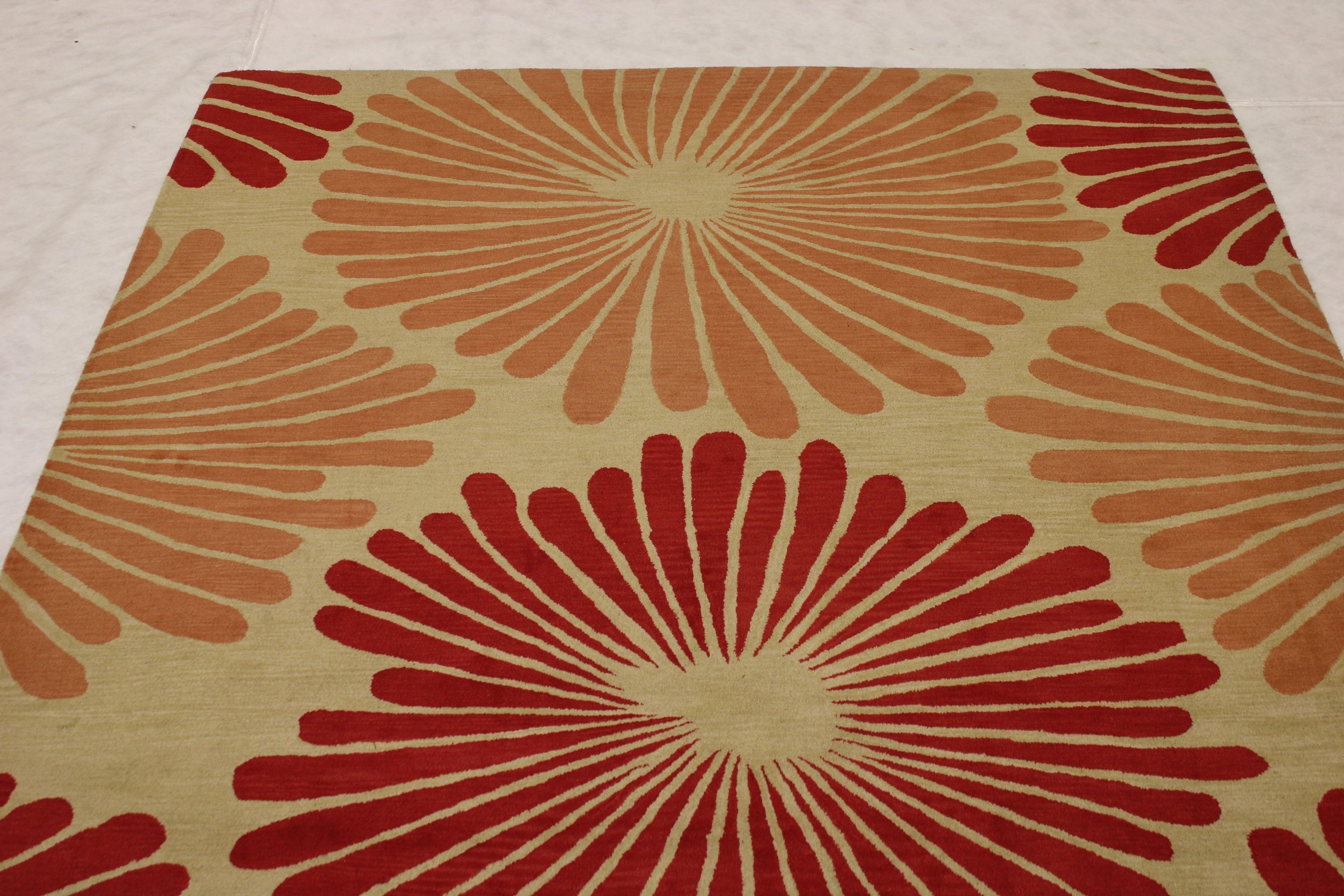 Tufted Rugs, Indian Rugs, Colorful Rugs, Living Room Rug, 9x12 Area Rugs