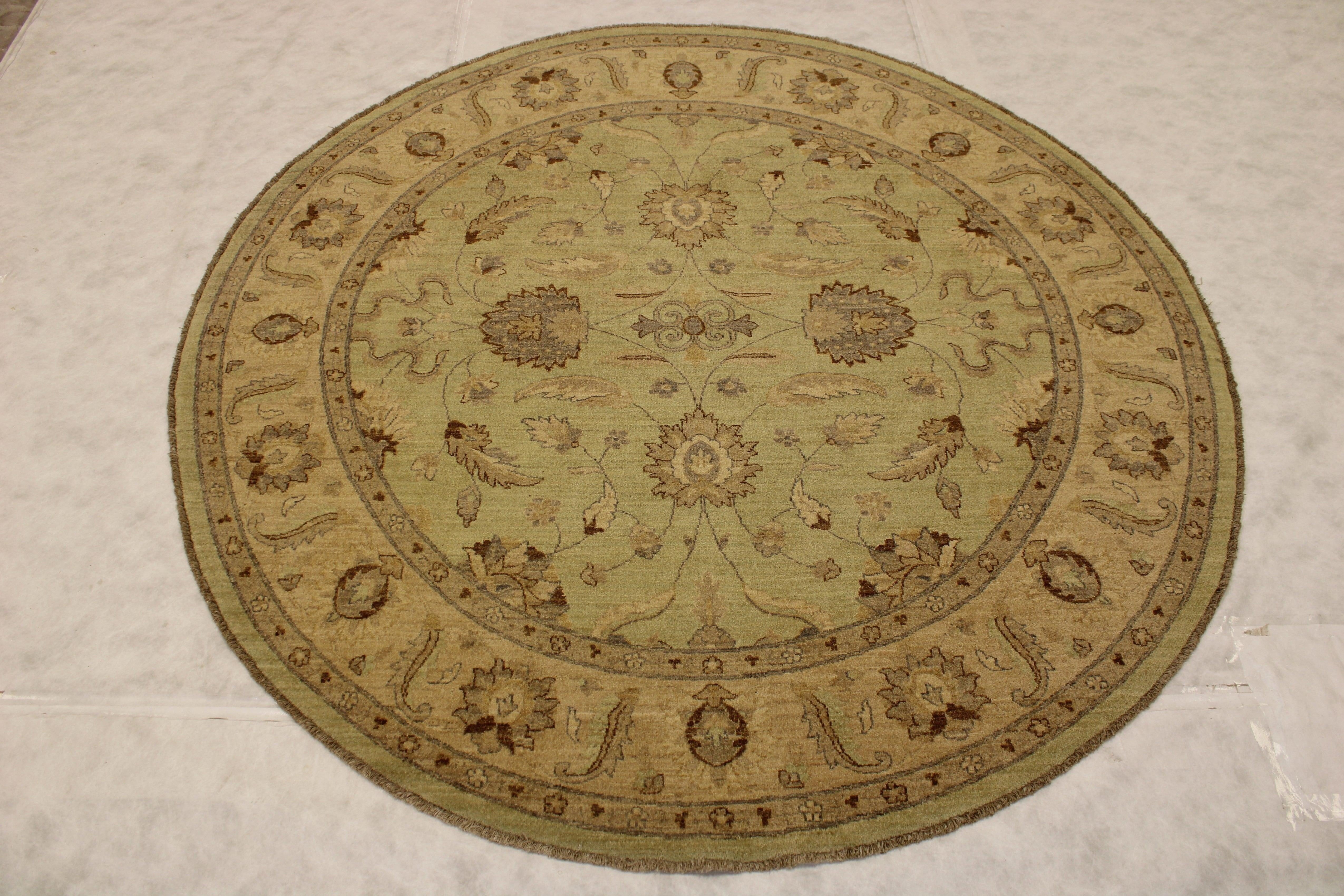 Oushak, Round Rugs, Vegetable Dye Rug, Indian Rugs, Area Rug Sizes