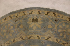 7'11" x 7'11" ft. Oushak Round Rug