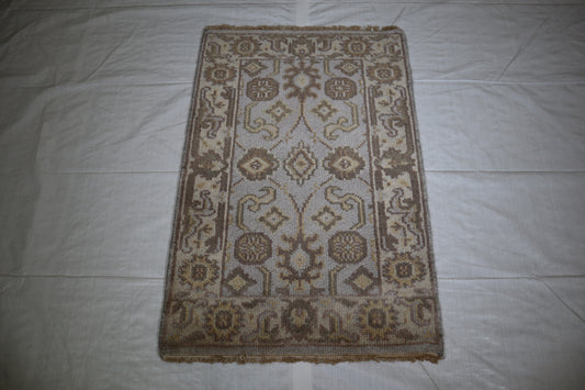 Oushak Rug, Persian Rug, Hand Knotted Wool Rug, 2x3