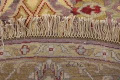 Multicolored Rugs, Hand Knotted Rug, Round Rug, Indian Rugs, Kitchen Rug