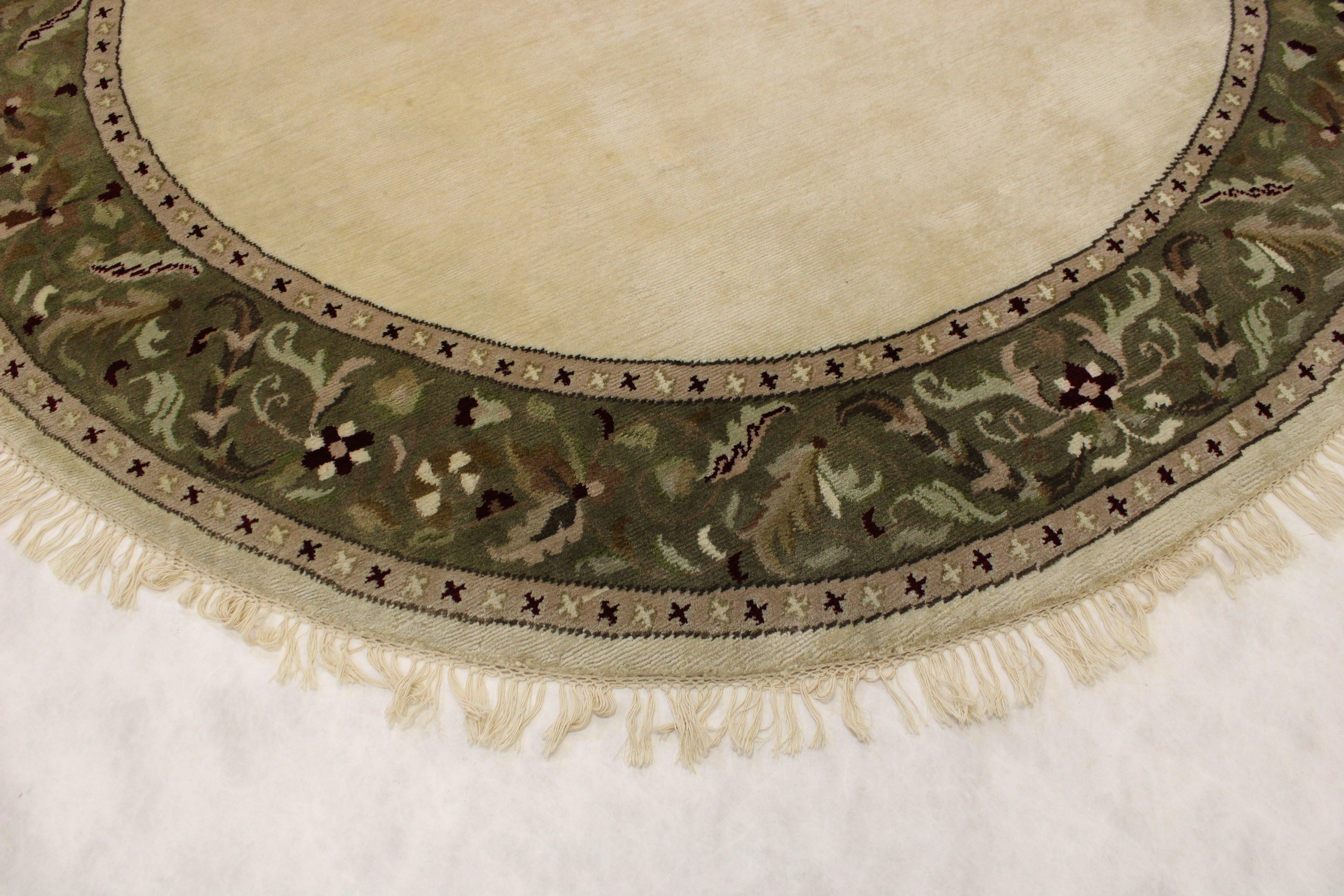 8'0" x 8'0" ft. Modern Agra Round Rug