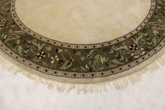 8'0" x 8'0" ft. Modern Agra Round Rug