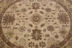 Modern Persian Rugs, Round Rug, Oushak Rug, Round Kitchen Rug