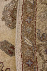 Modern Persian Rugs, Round Rug, Oushak Rug, Round Kitchen Rug