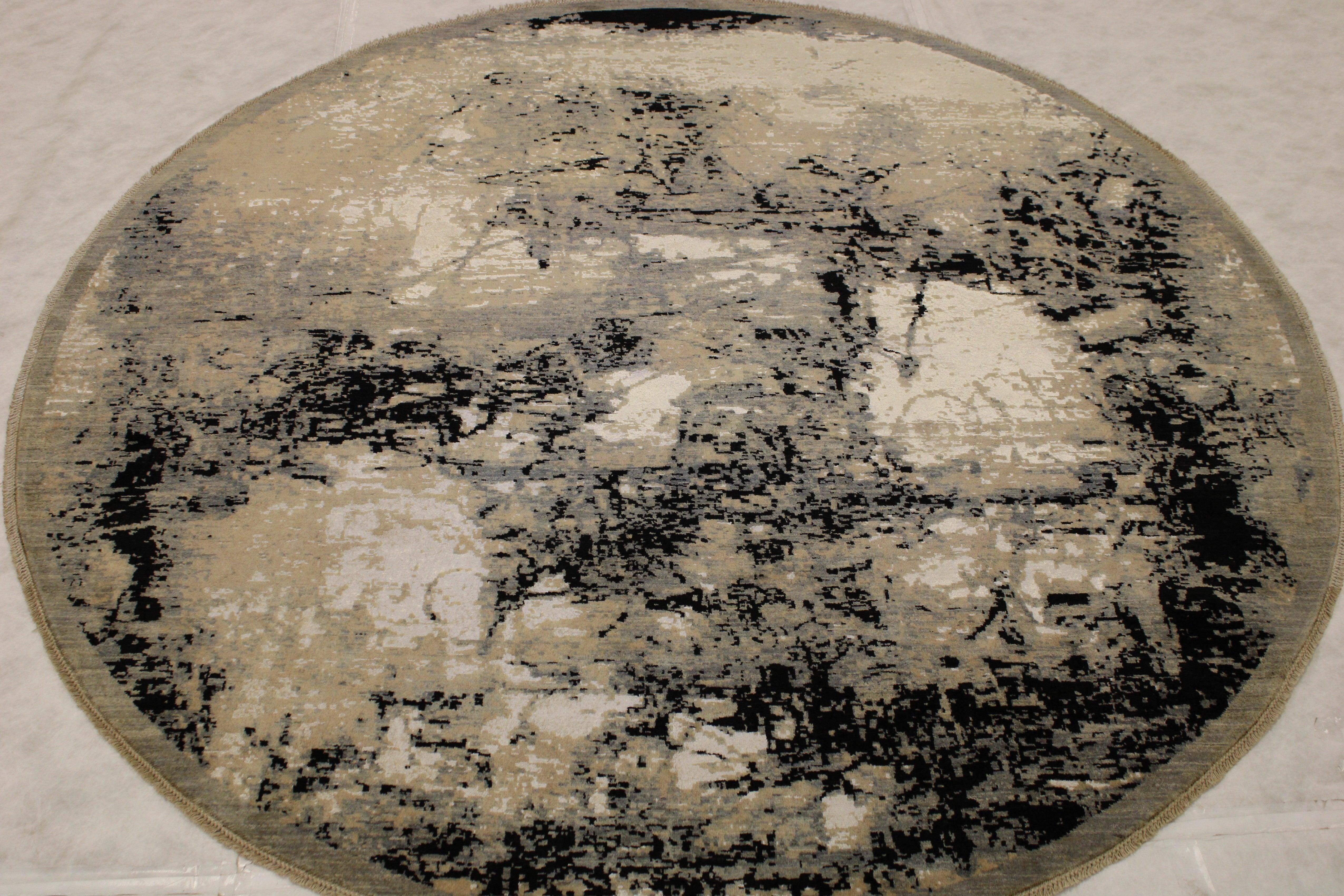 Round Rug, Contemporary Rugs, Afghanistan Rugs, Hand Knotted Rug