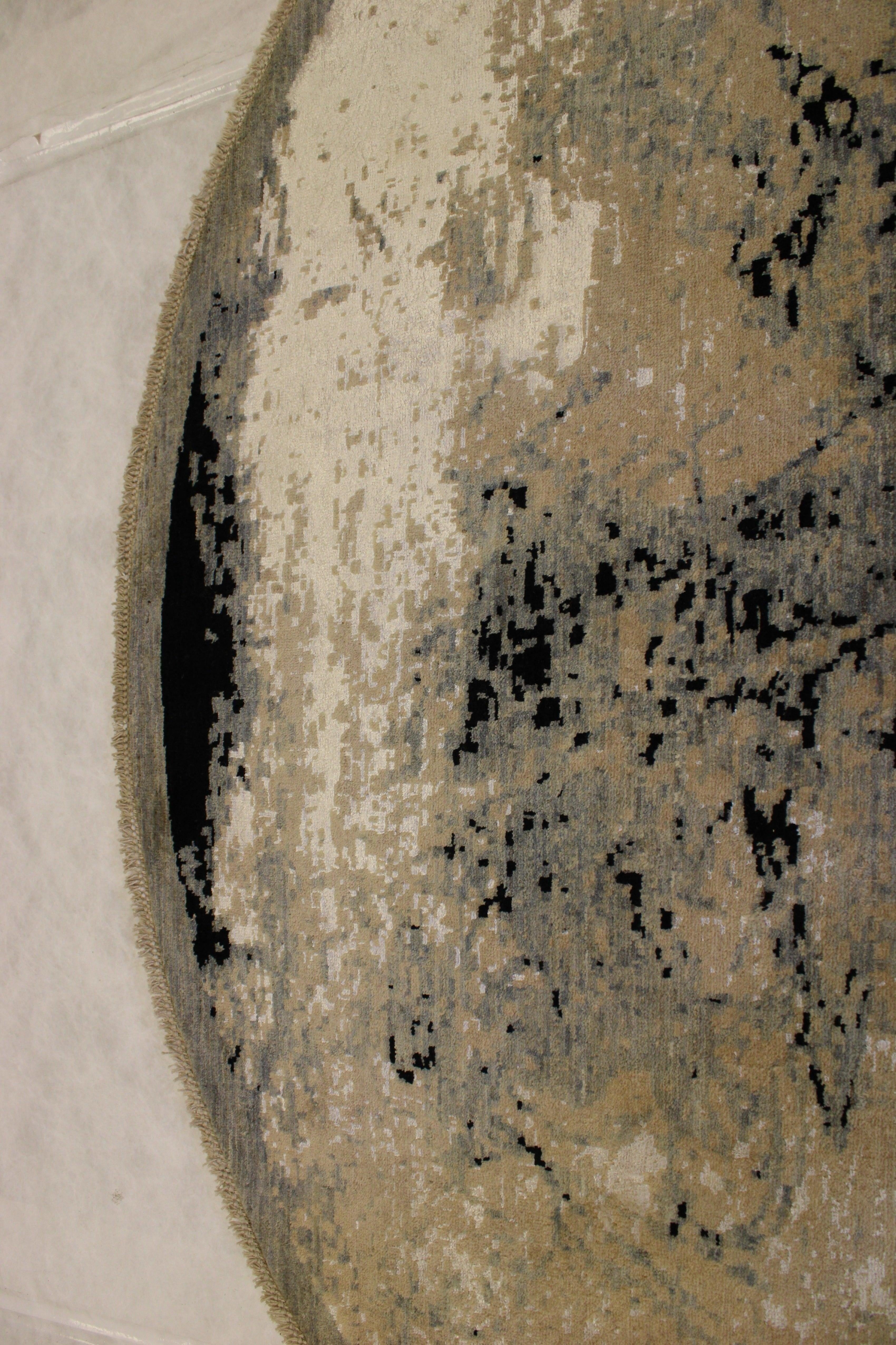 Round Rug, Contemporary Rugs, Afghanistan Rugs, Hand Knotted Rug