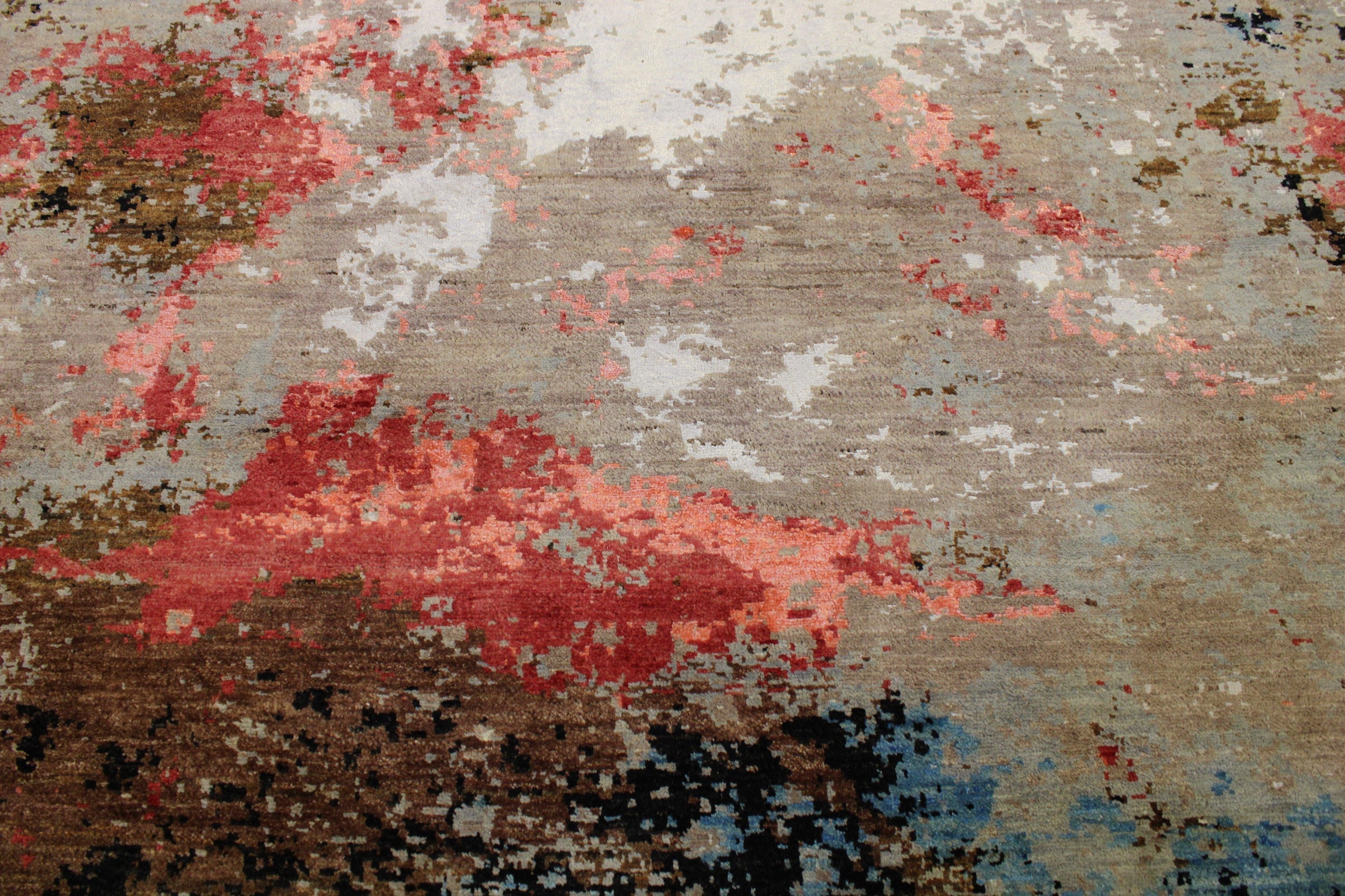 Contemporary Rug, Round Rug, Multicolored, Afghanistan Rugs For Sale