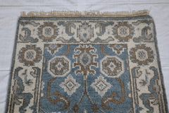 Oushak Rug, Indian Rug, Wool Oriental Rug, 2x3 Area Rug