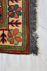Afghan Kargahi Rug, Turkman Rug, Traditional Wool Rug
