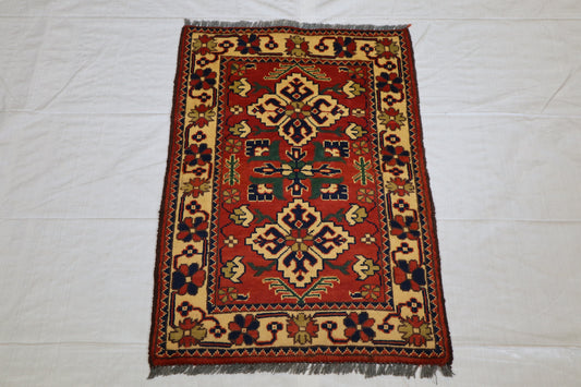 Oriental Rug, Afghan Kargahi Rug, Turkman Rug