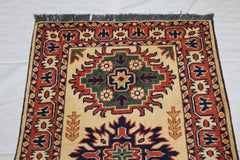 Afghan Kargahi Rug, Hand Knotted Rug, Turkman Rug