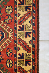 Afghan Kargahi Rug, Turkman Design Rug, Area Rug