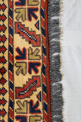 Afghan Kargahi Rug, Turkman Design Rug, Area Rug