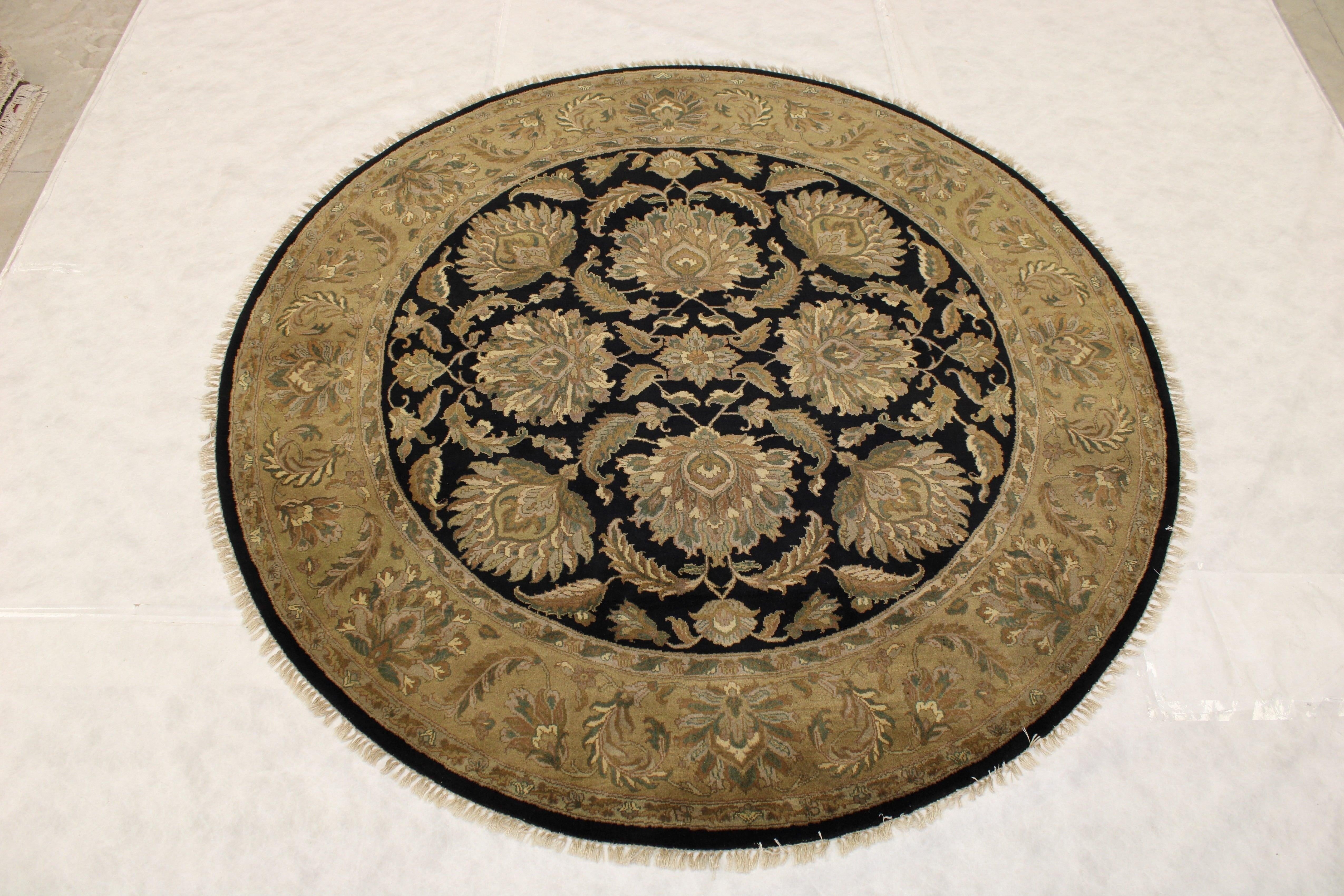 Black Rugs, Round Rug, Indo Rug, Agra Rug, Area Rugs Sizes, Rug types