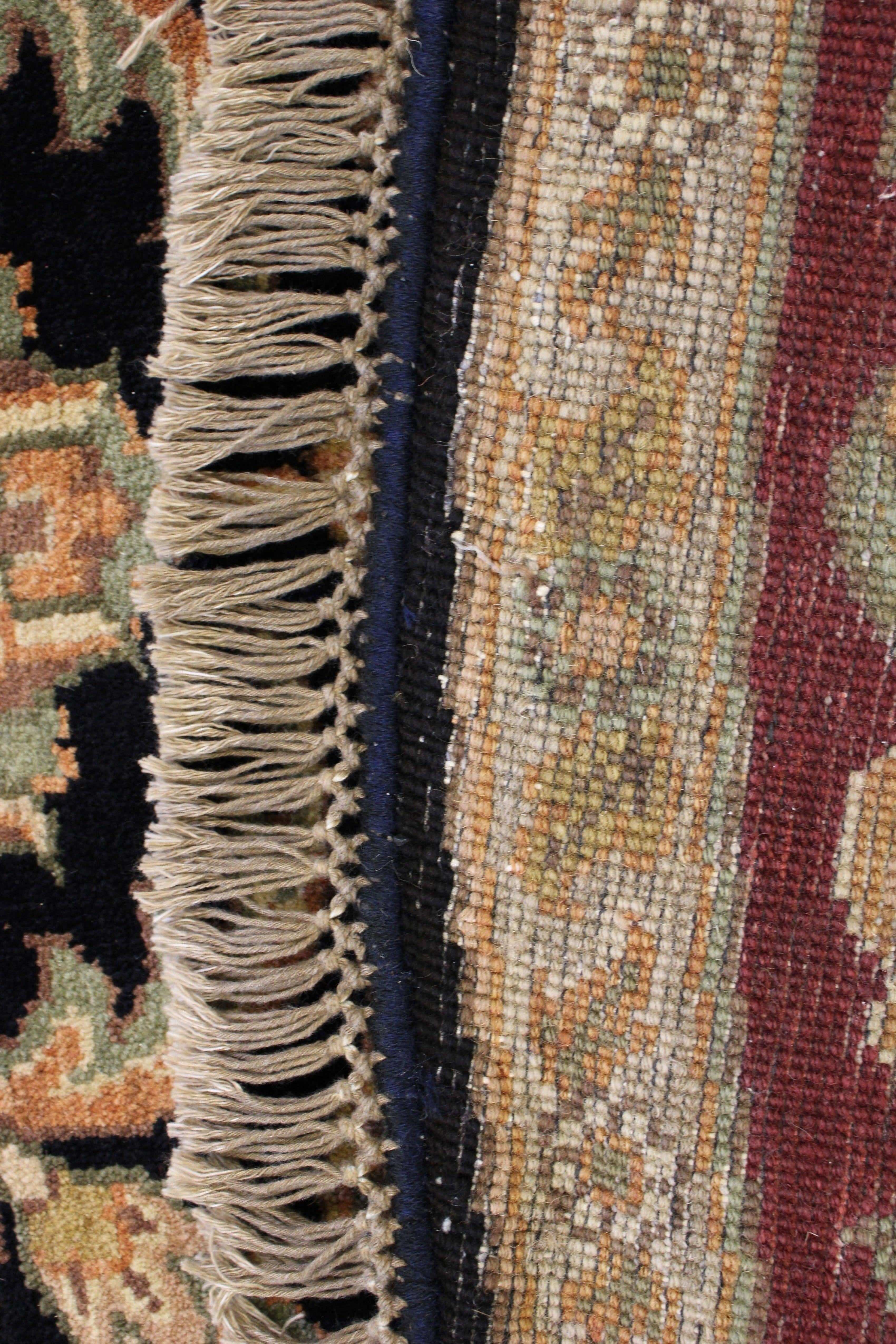 Round Rug, Indo Rug, Agra Rug, Bright Rugs, Wool Oriental Rugs