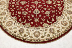 10'0" x 10'0" Silk Flower Round Rug