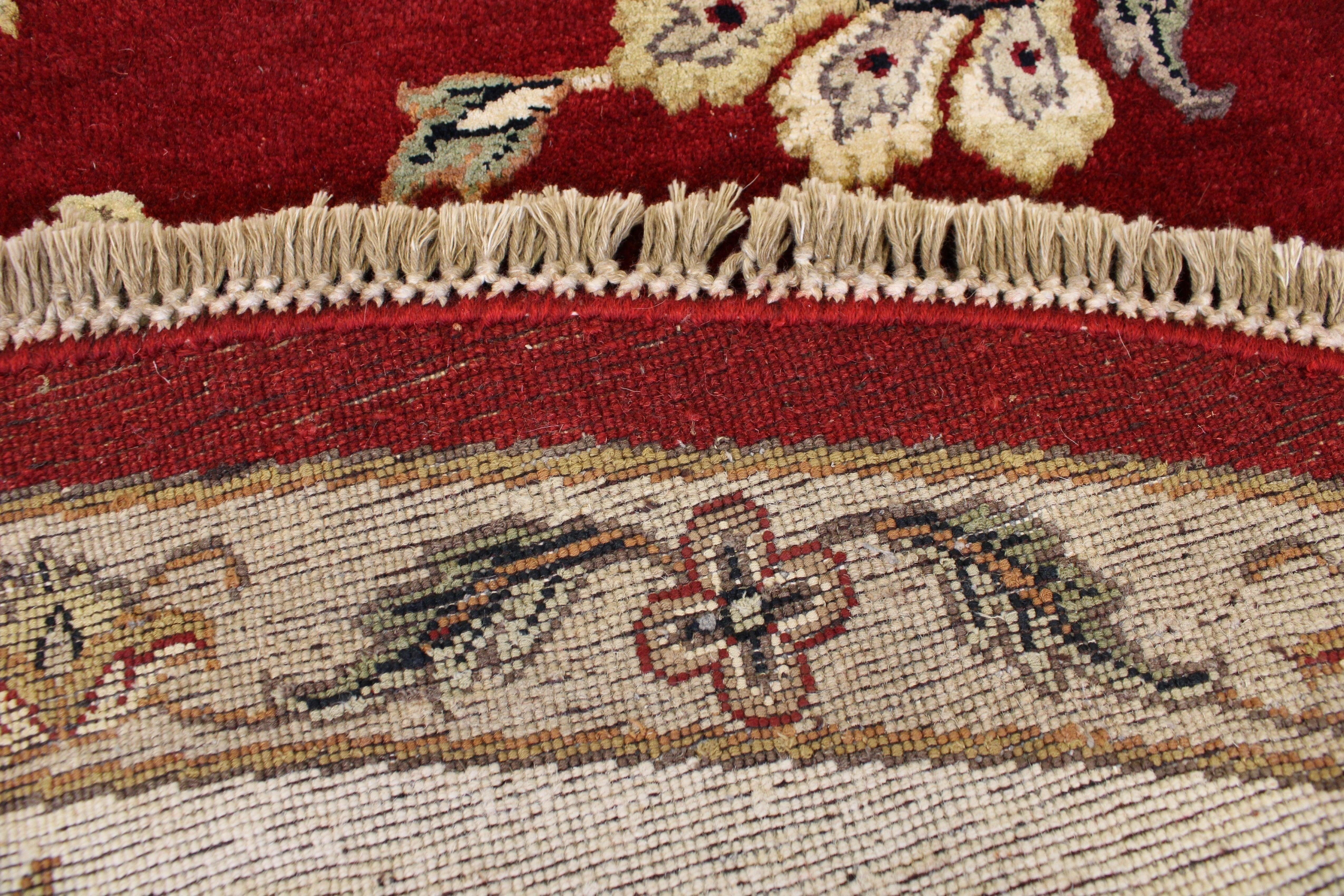 10'0" x 10'0" Silk Flower Round Rug