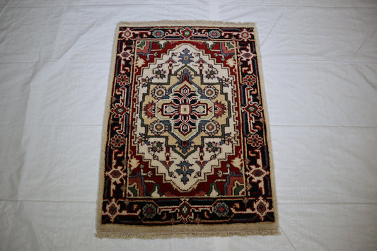 Persian Design Rug, Serapi Rug, Traditional Wool Rug