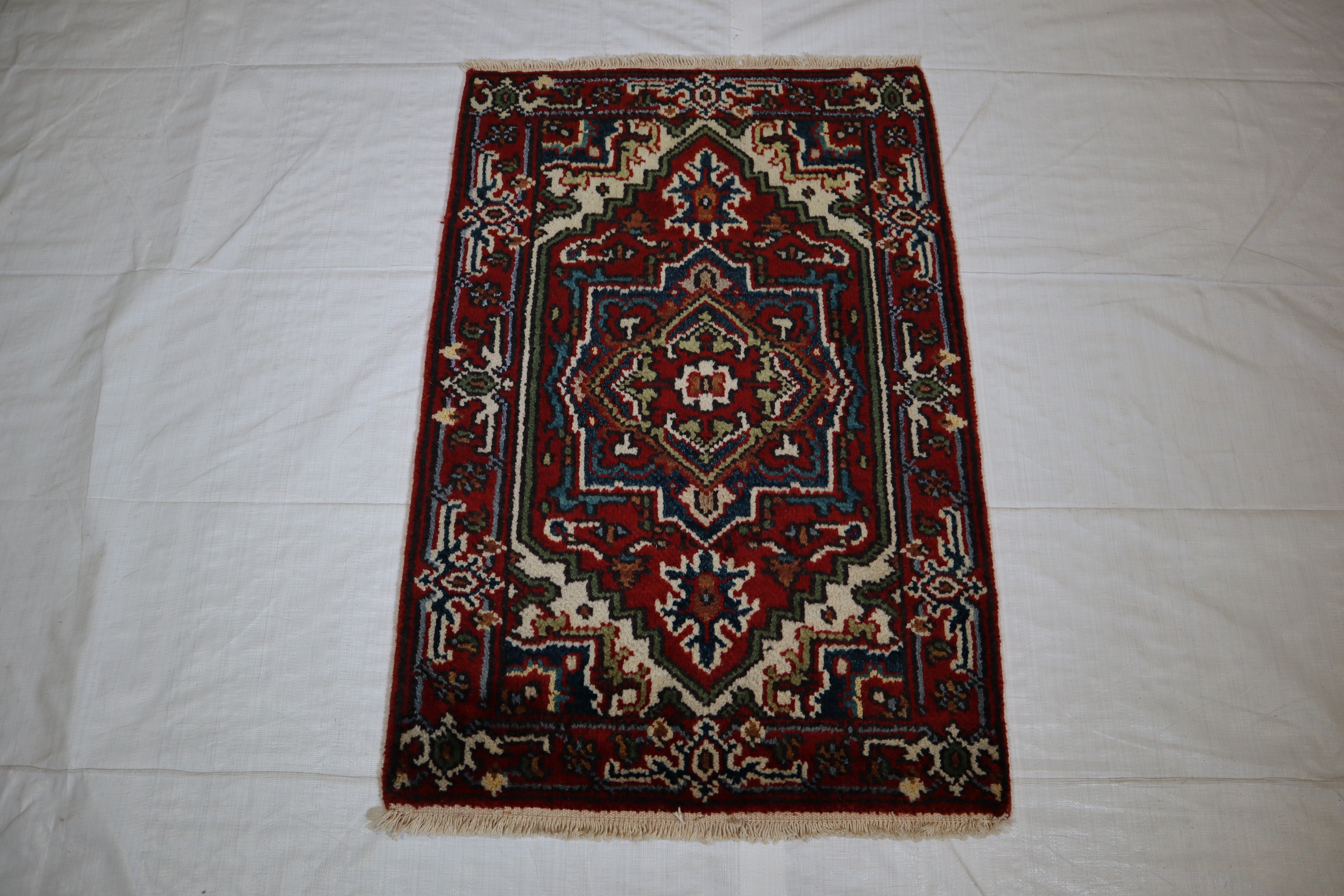 Serapi Rug, Indian Rug, Persian Wool Rug, Door Mat