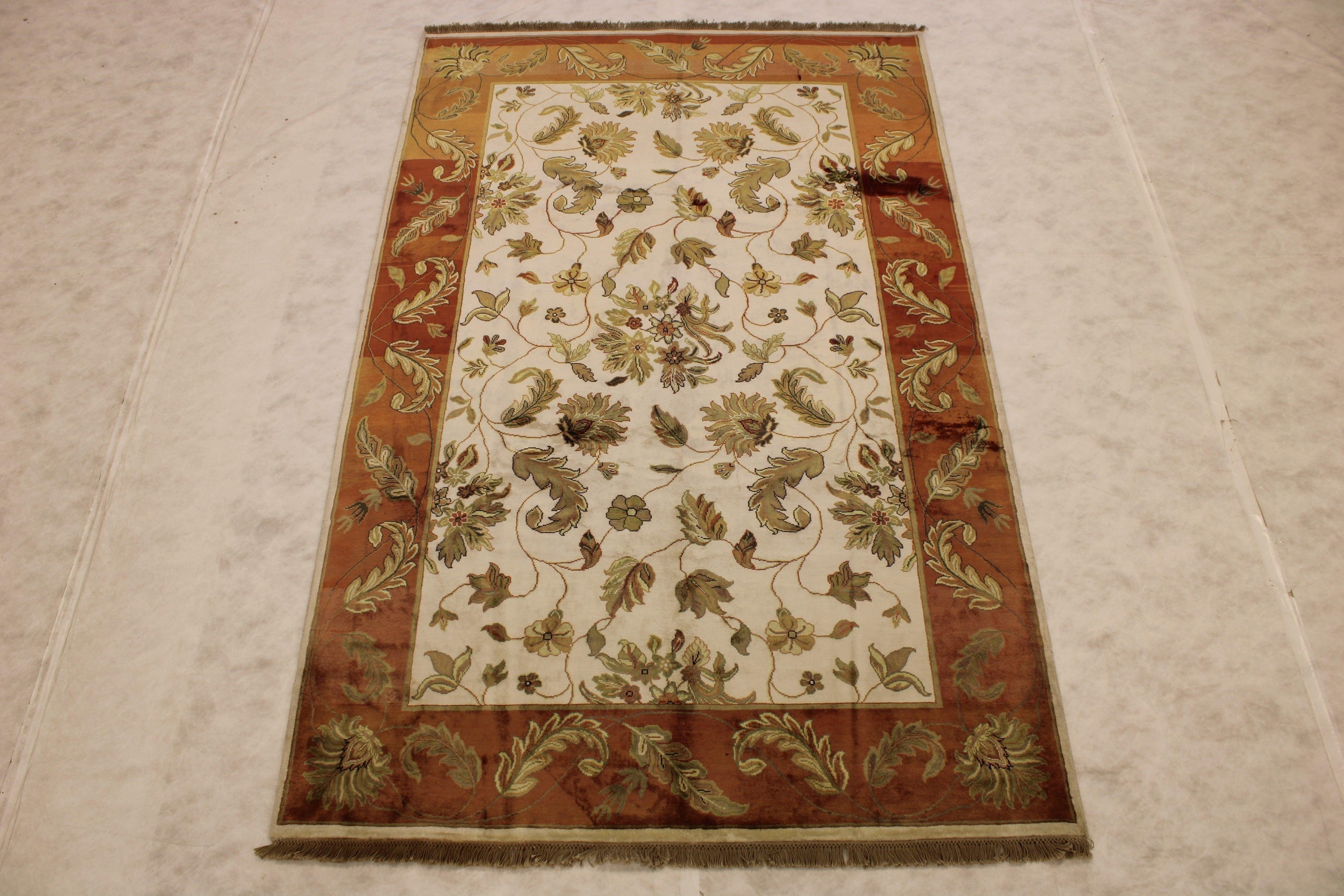 Silk Flower Rug, Types Of Persian Rugs, Rug Sizes, Rug Pile, 6x9 Rug