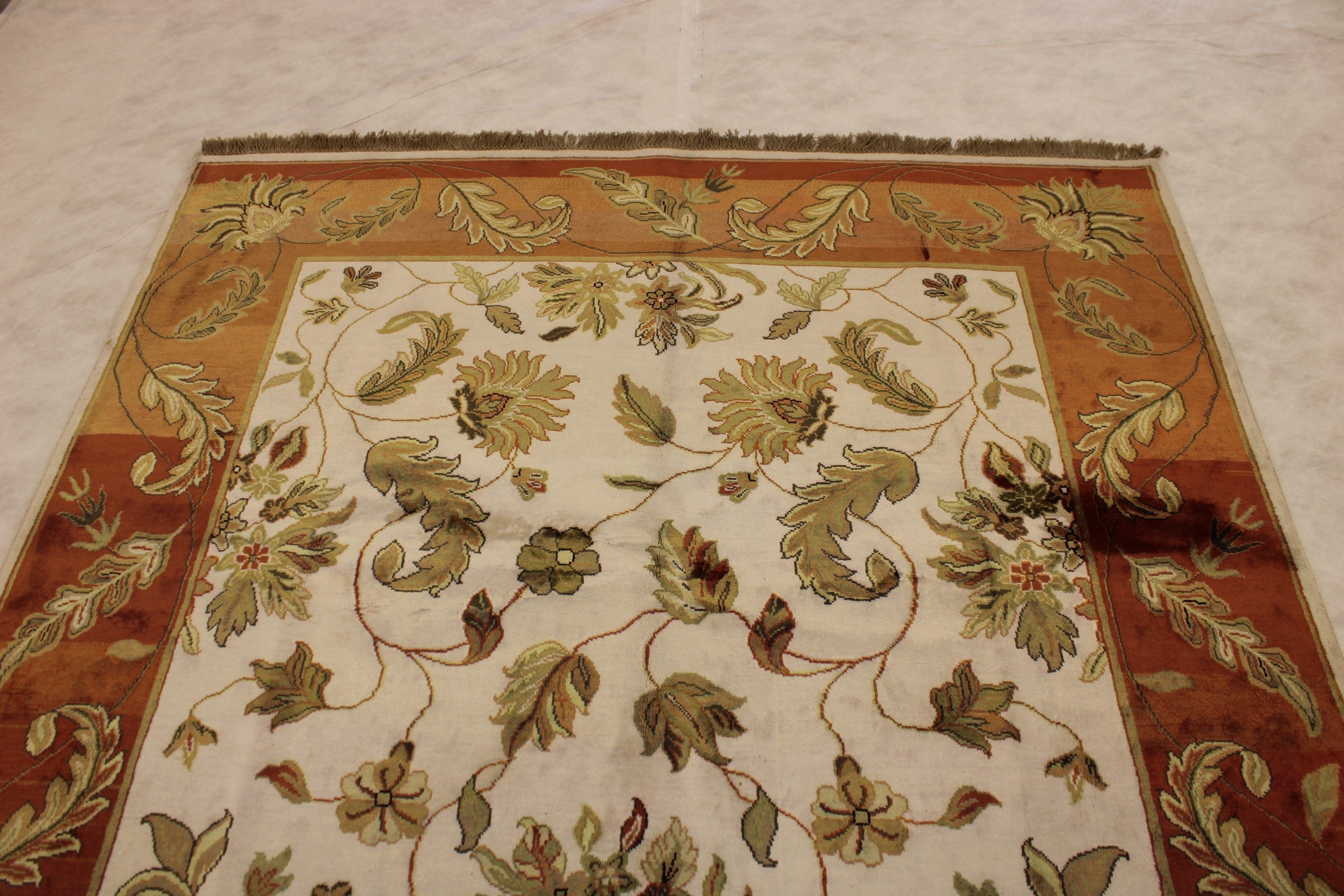 Silk Flower Rug, Types Of Persian Rugs, Rug Sizes, Rug Pile, 6x9 Rug