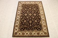Authentic Rug, Area Rugs, Silk Flower Rug, 6x9 Rug, Bedroom Rugs