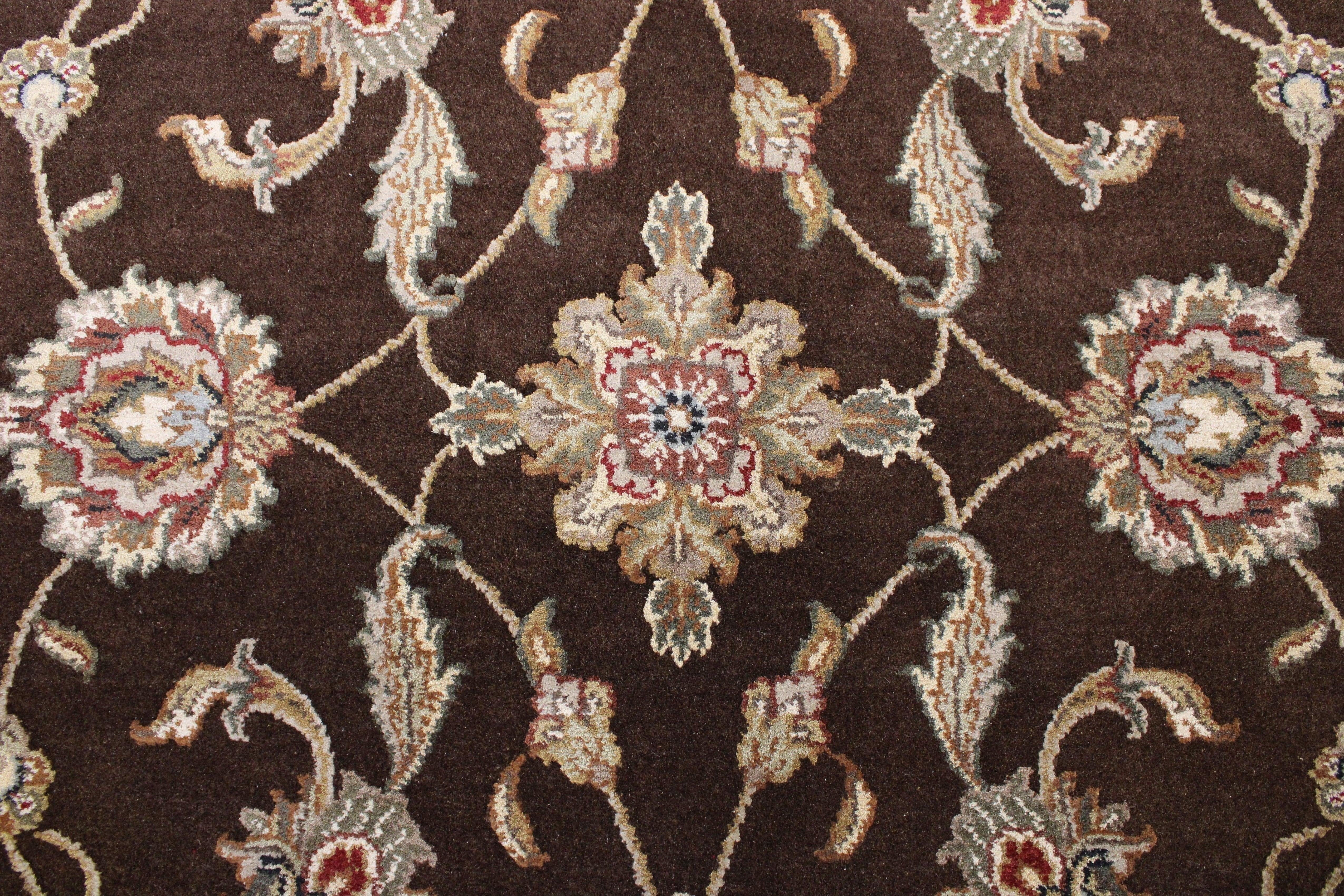 Authentic Rug, Area Rugs, Silk Flower Rug, 6x9 Rug, Bedroom Rugs