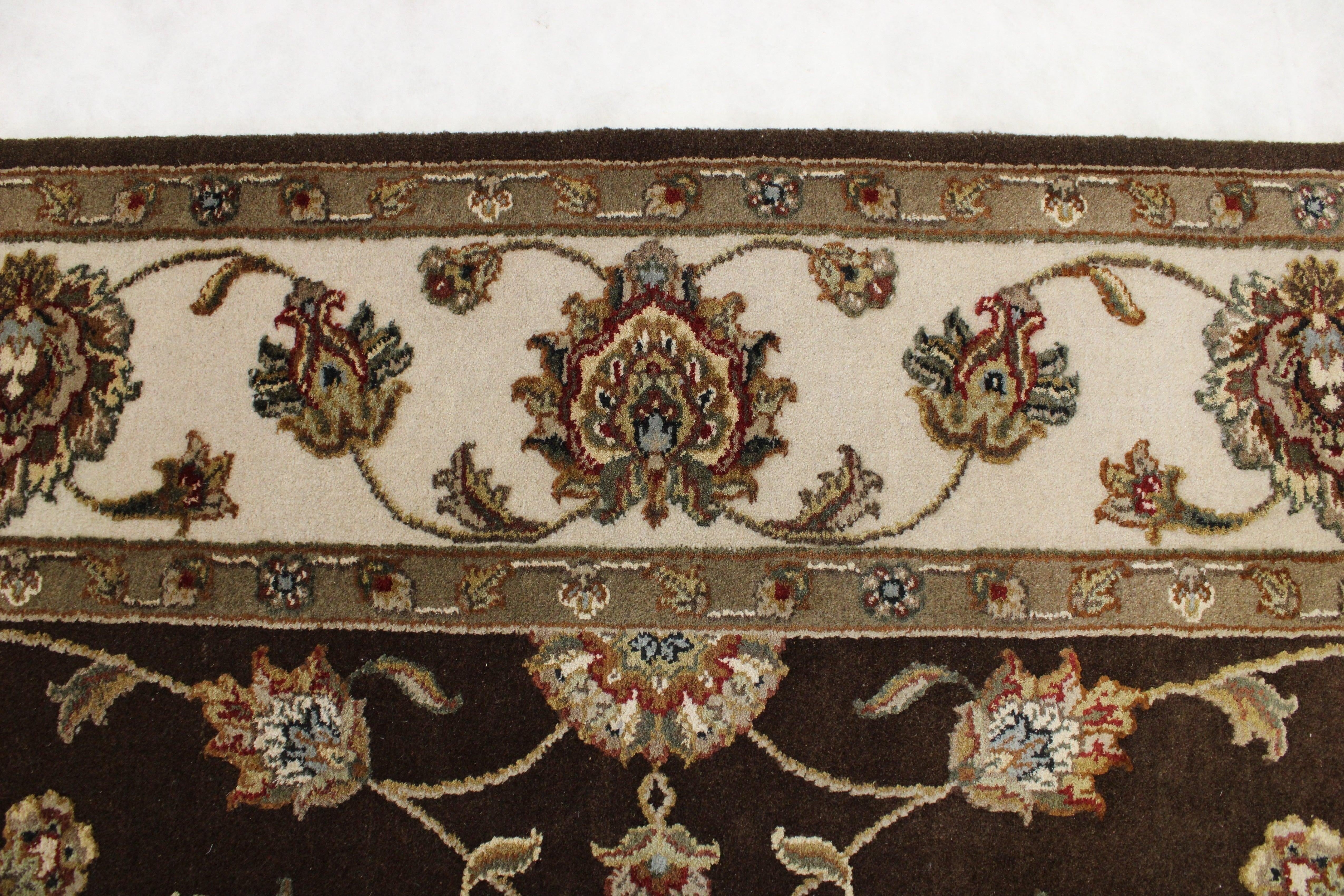 Authentic Rug, Area Rugs, Silk Flower Rug, 6x9 Rug, Bedroom Rugs