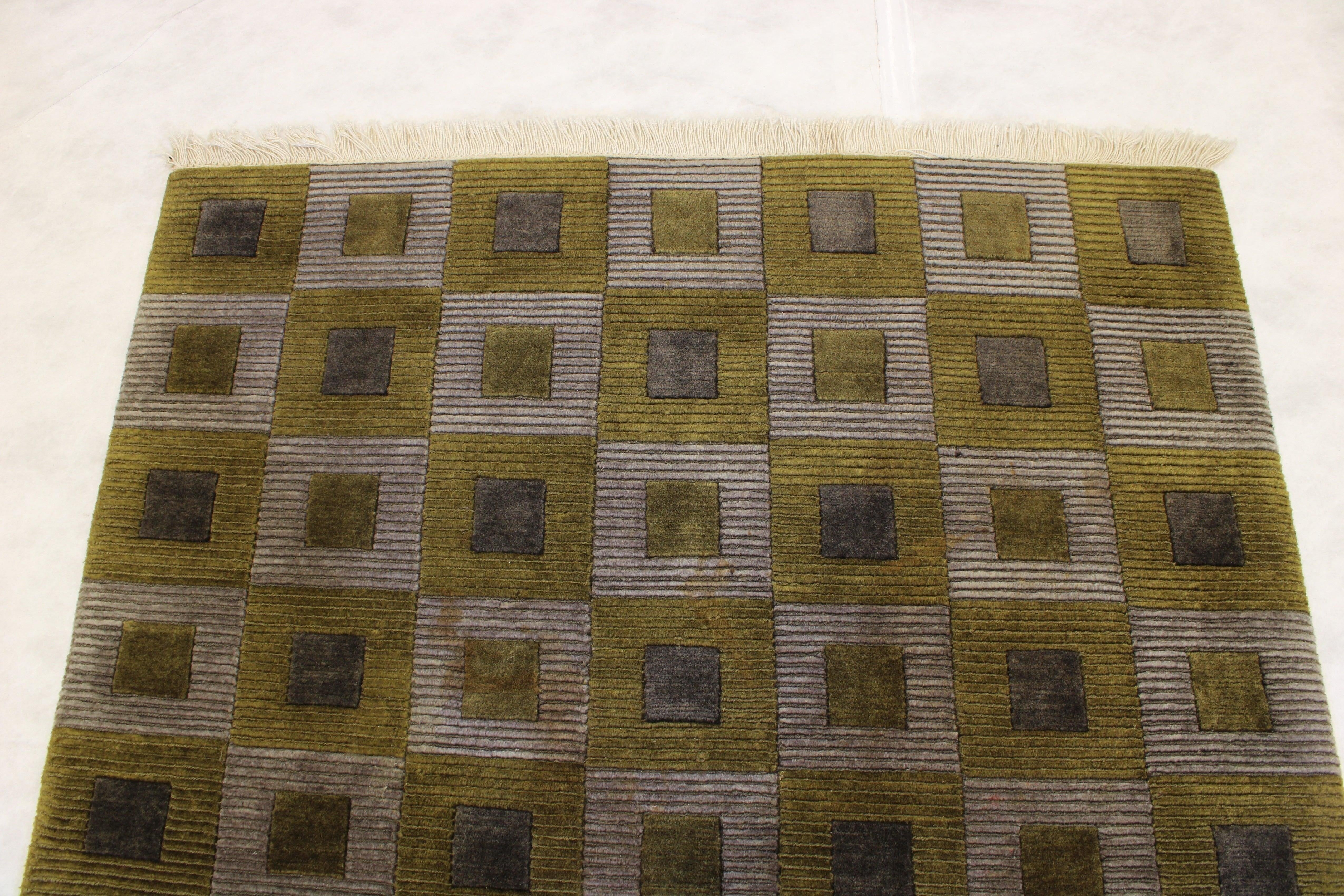 Floral Rugs, Indian Rug, Hand Knotted Wool Rugs, Dining Room Rug