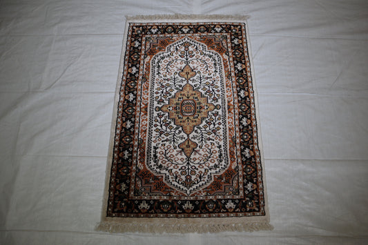 Jammu Rug, Kashmir Rug, Traditional, Colorful Rug, 2x3 Rug
