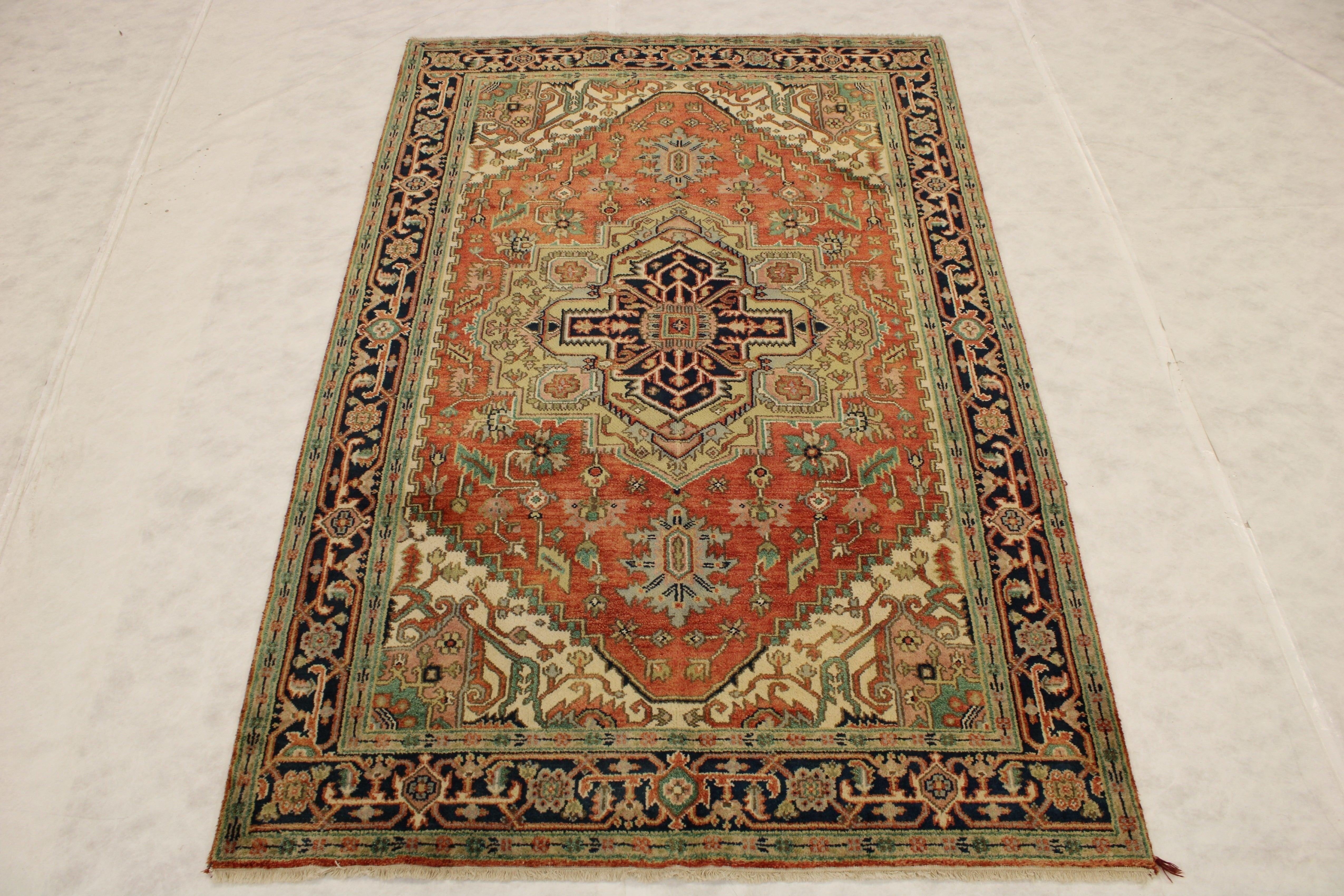Serapi Rug, Vegetable Dye Rug, All Area, Oriental Rugs, Rug 6x9