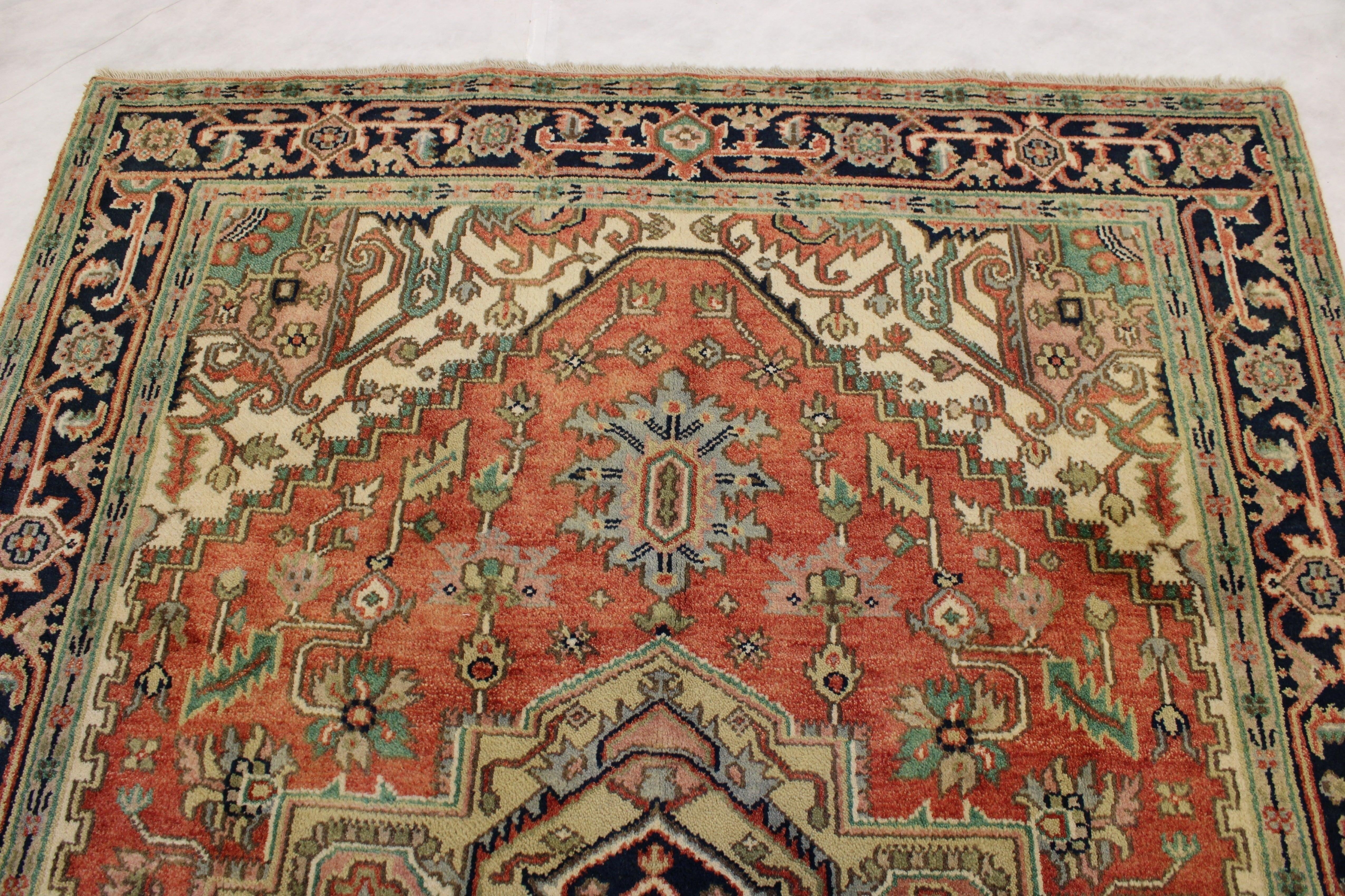 Serapi Rug, Vegetable Dye Rug, All Area, Oriental Rugs, Rug 6x9