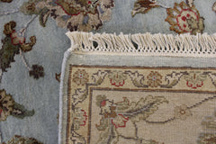 Persian Rugs, Colorful Area Rugs, Silk Flower Rug, 6x9 Rugs, Indian Rug