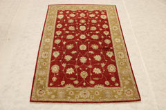 6x9 Red Rug, pakistani hand knotted rugs