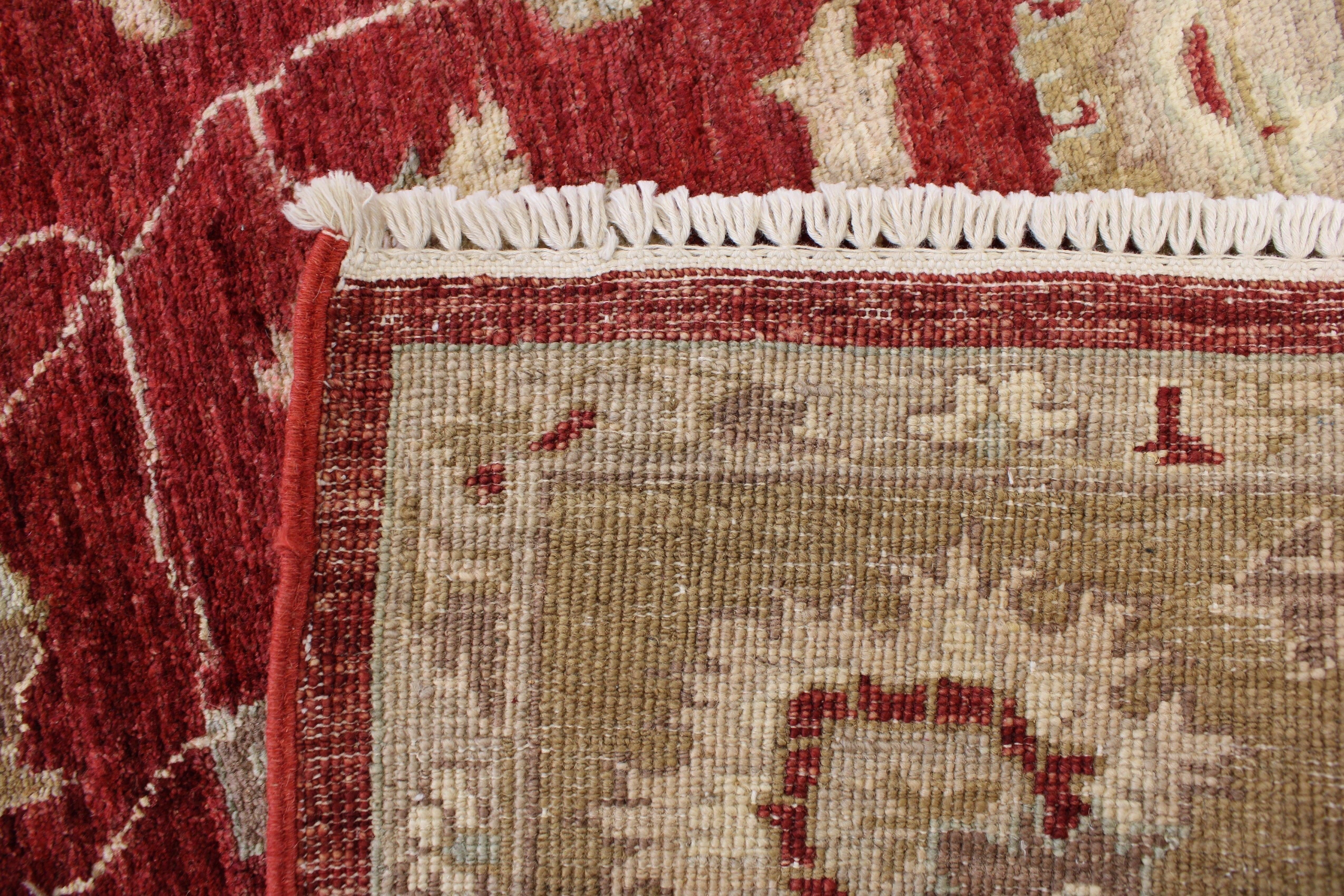 6'1" x 8'11" Oushak Hand Knotted Rug