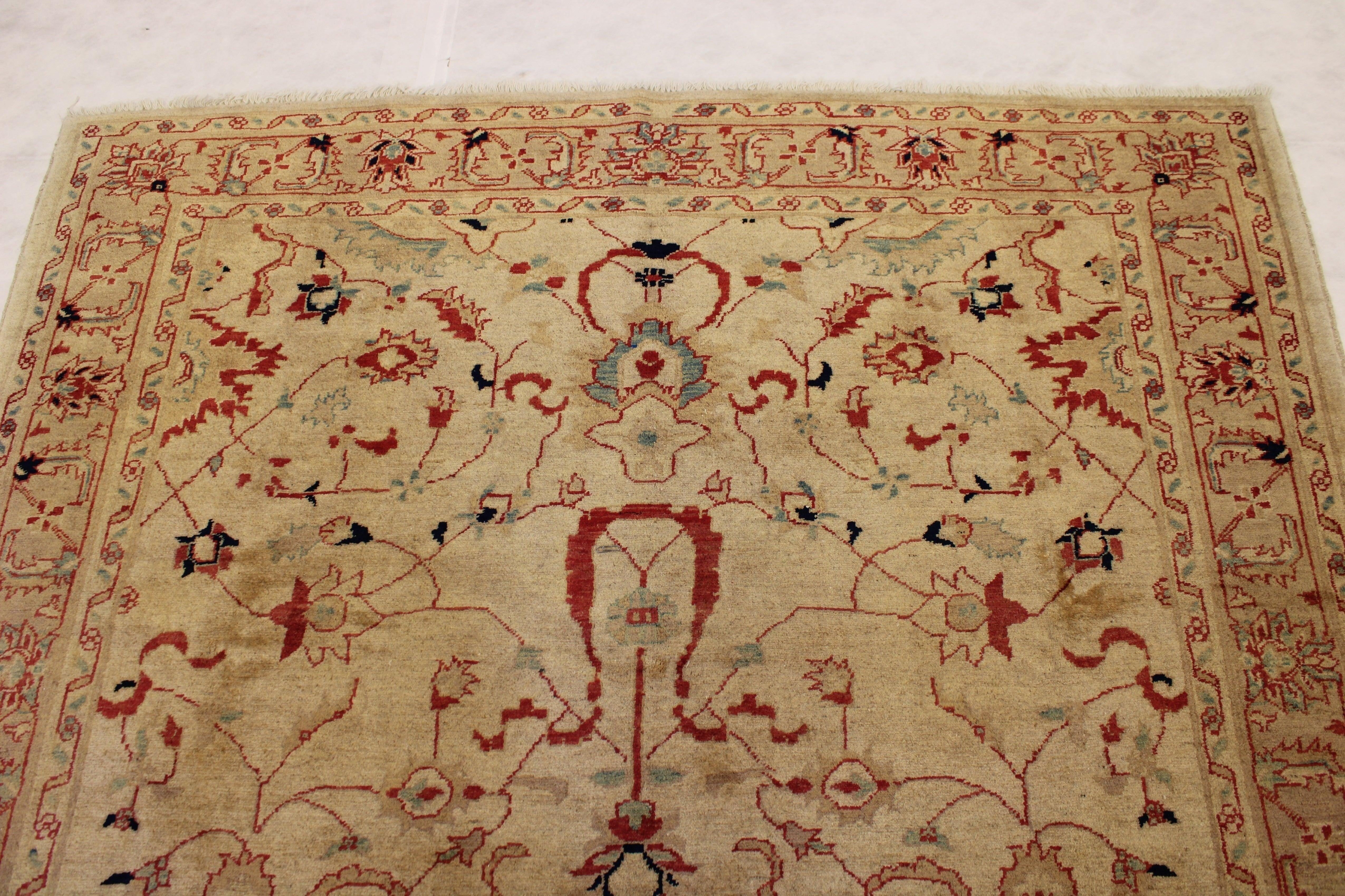 5'10" x 8'6" Oushak Hand Knotted Rug